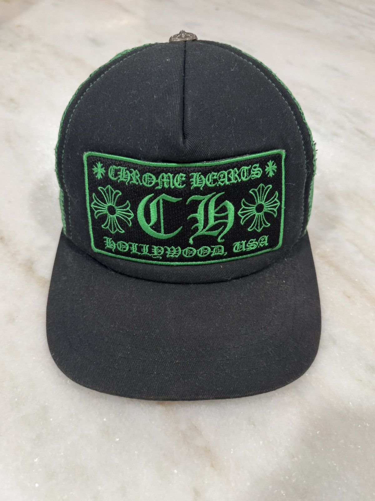 Chrome Hearts Chrome Hearts CH Hollywood Trucker Hat Size ONE SIZE - 1 Thumbnail