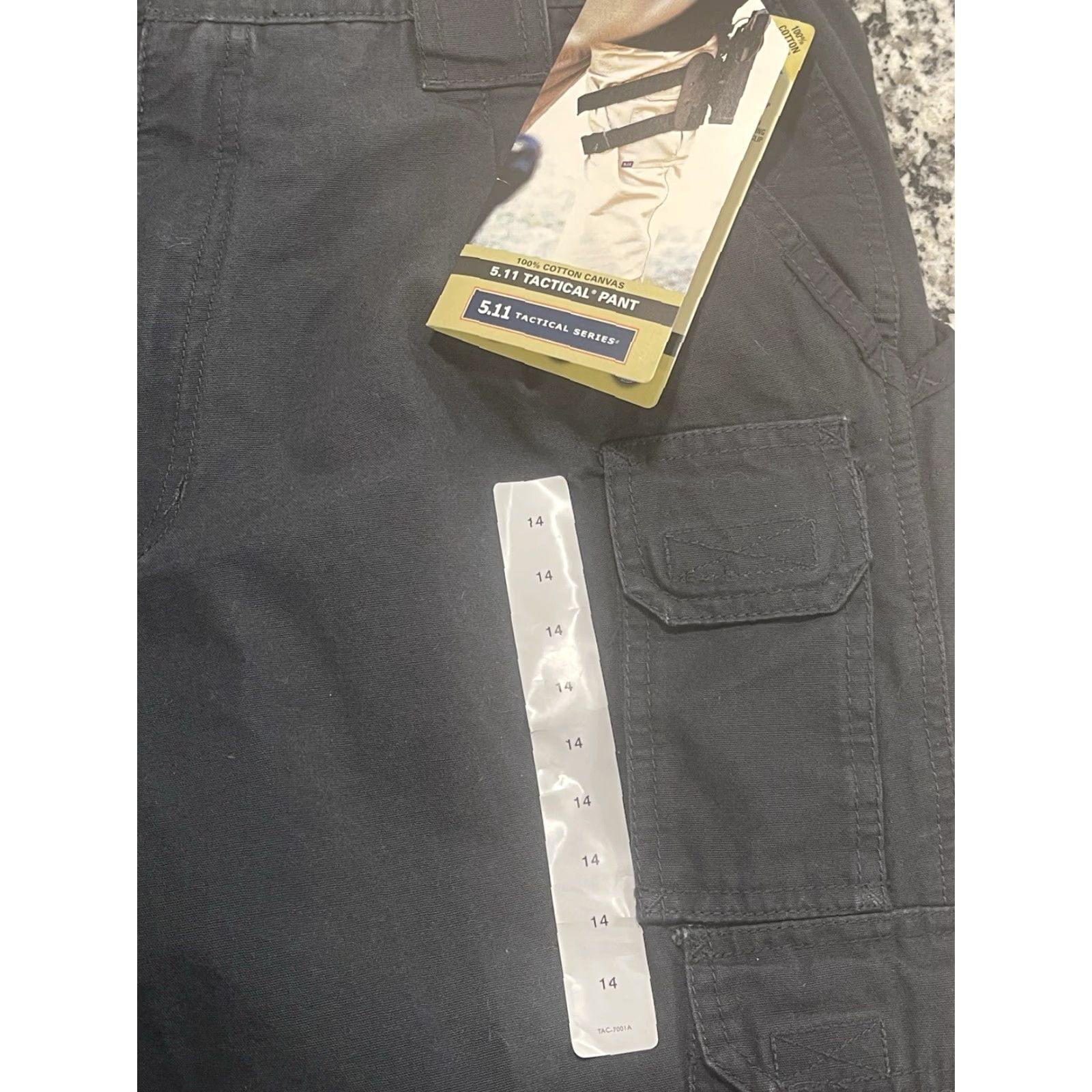 Vintage NWT 5.11 Tactical Cotton Canvas Cargo Navy Blue Pants Womens Size 14 31x31 Size 36" / US 14 / IT 50 - 4 Thumbnail