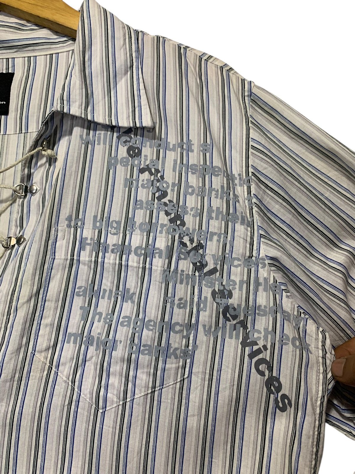 If Six Was Nine Y2k splendid laces up stripe poem shirt ifisxwasnine style Size US M / EU 48-50 / 2 - 5 Thumbnail