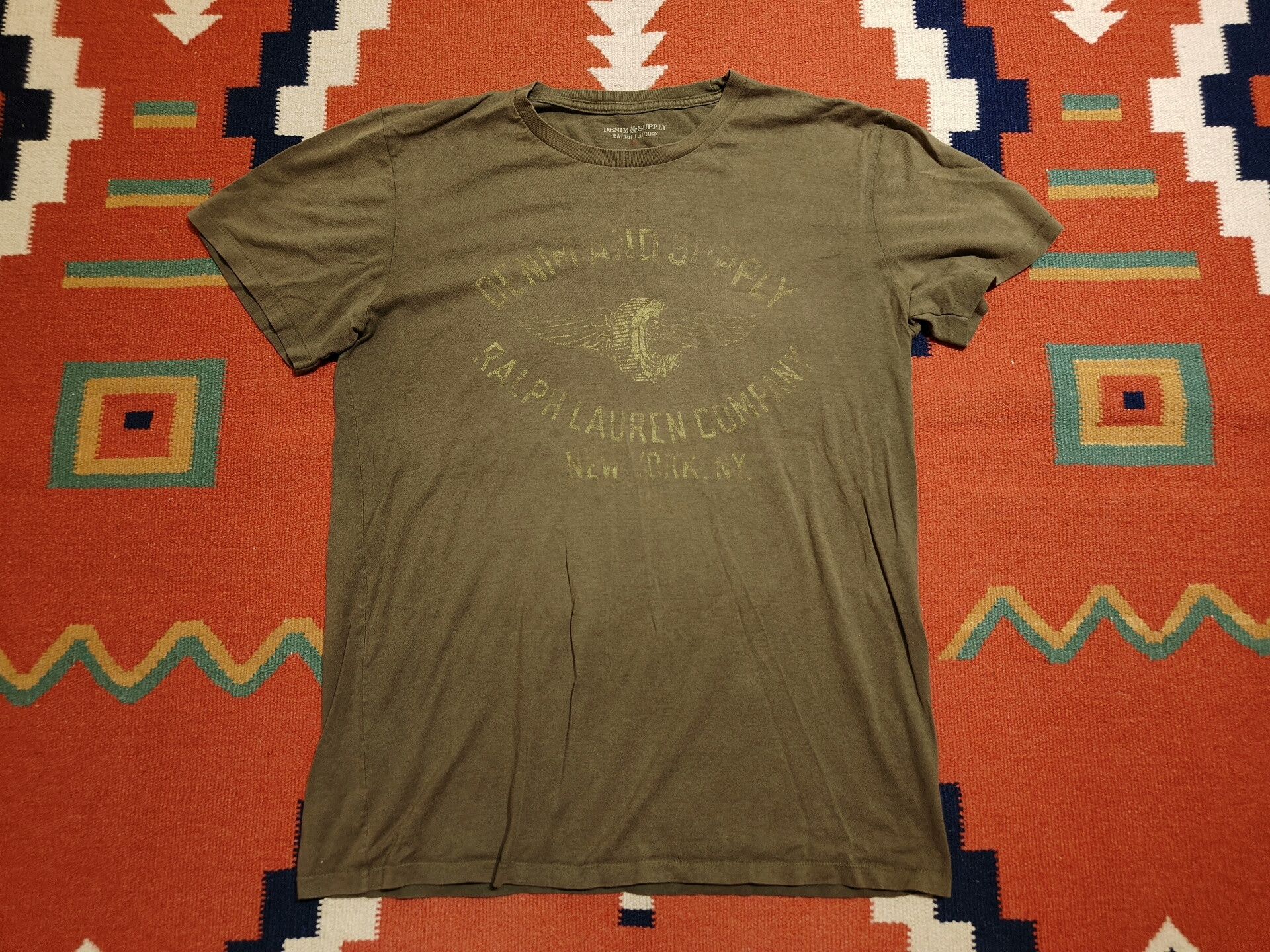 RRL Ralph Lauren RRL Military Style T-Shirt Size US M / EU 48-50 / 2 - 1 Thumbnail