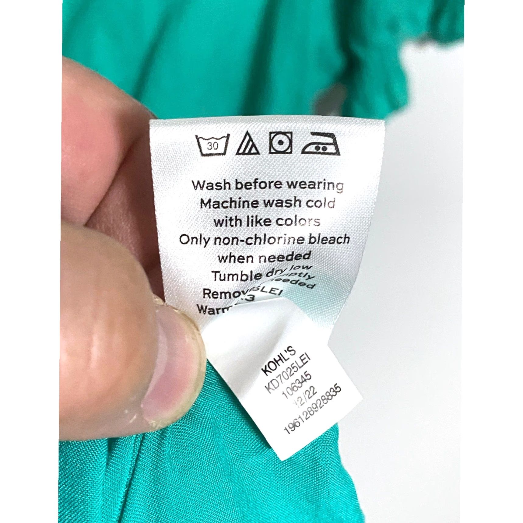 Vintage Draper James Square Neck Puff Sleeve Teal Dress Womens 2XL Classic Preppy Spring Mini Linen Rayon Lined Zip Back Gelend Size XXL / US 16-18 / IT 52-54 - 8 Thumbnail
