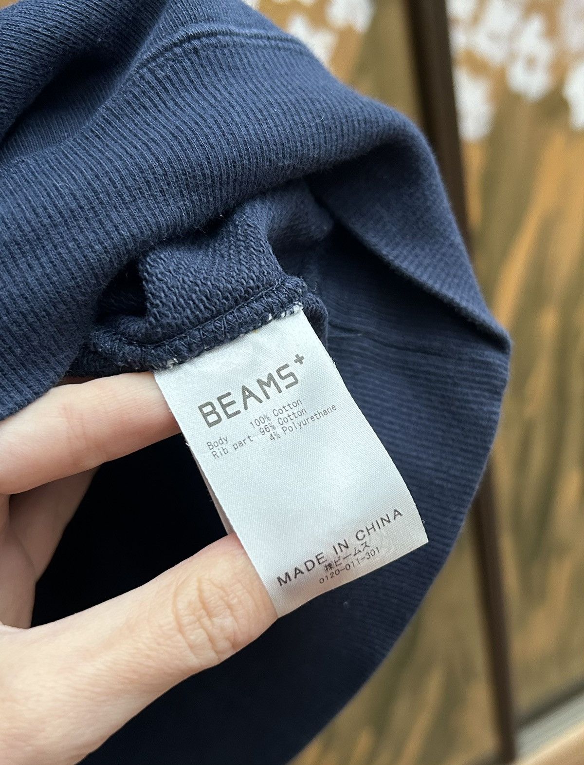 Beams Plus Beams + Crewneck Basic Cotton Fleece-Back Knit Sweatshirt M Size US M / EU 48-50 / 2 - 6 Thumbnail