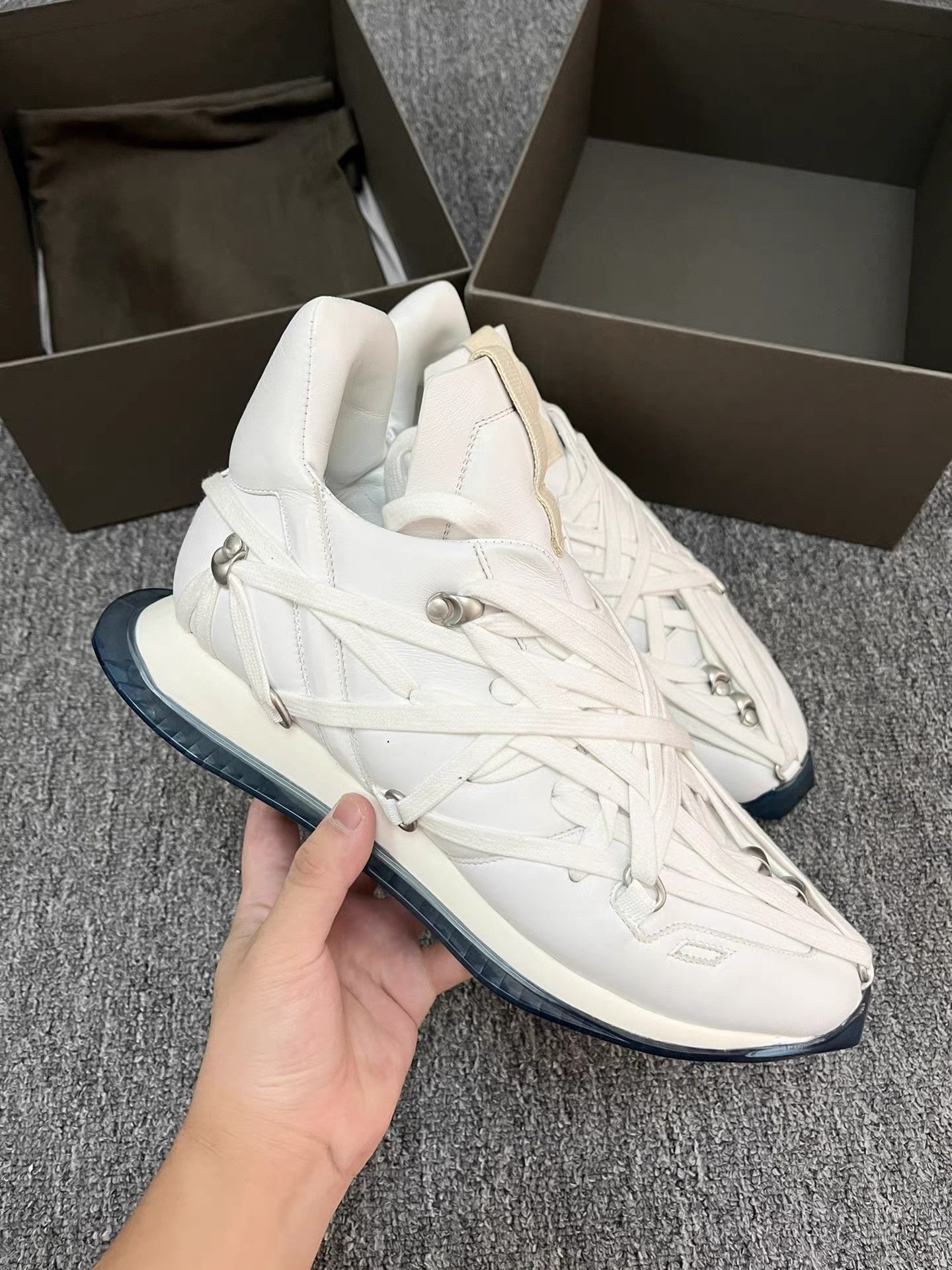 Rick Owens Rick Owens Jumbo Laced Mummy Low-Top Tractor Shoes K34 Size US 6 / IT 36 - 2 Thumbnail