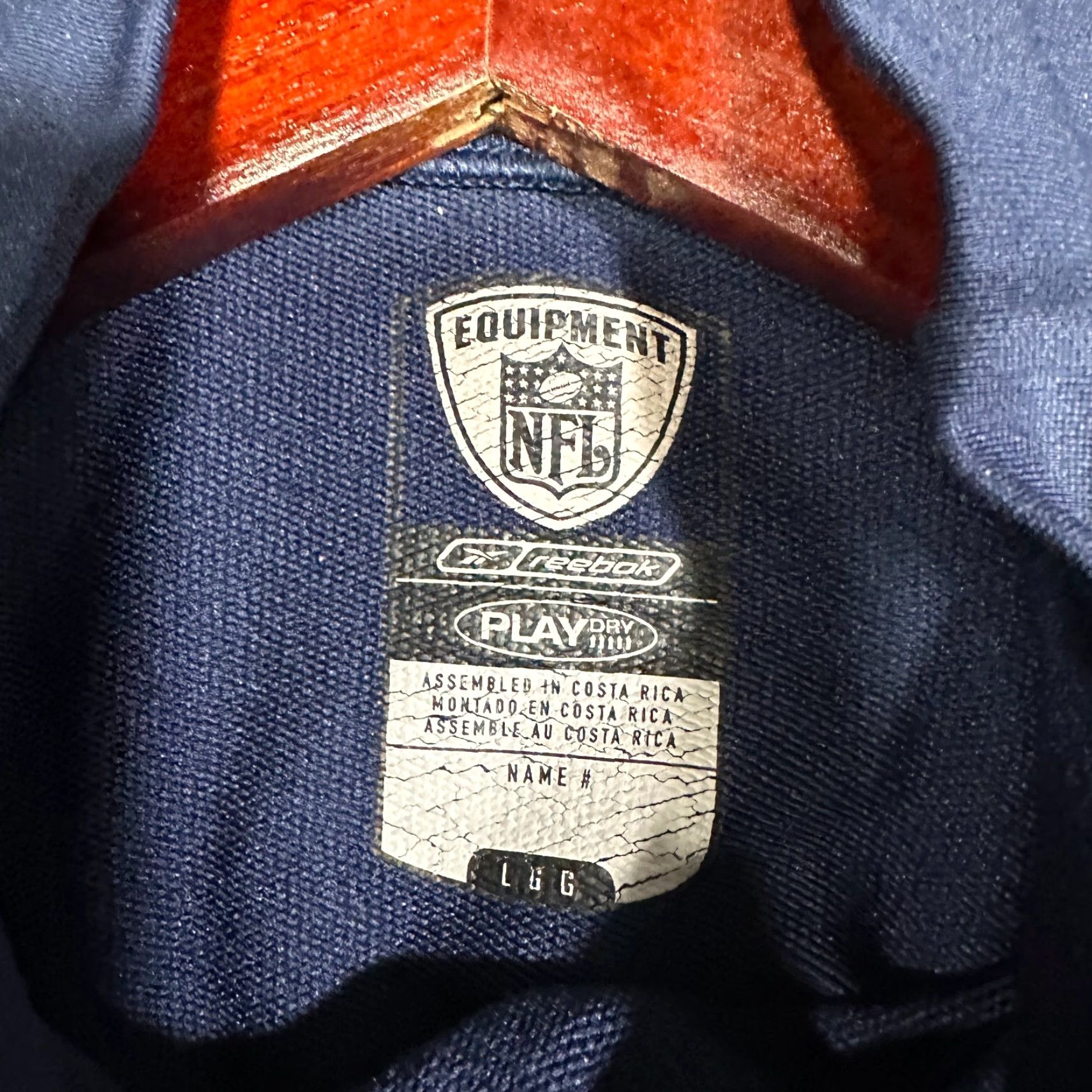 Reebok VINTAGE Reebok Equipment NFL Play Dry Compression Shirt Mens L Blue Long Sleeve Size US L / EU 52-54 / 3 - 5 Thumbnail