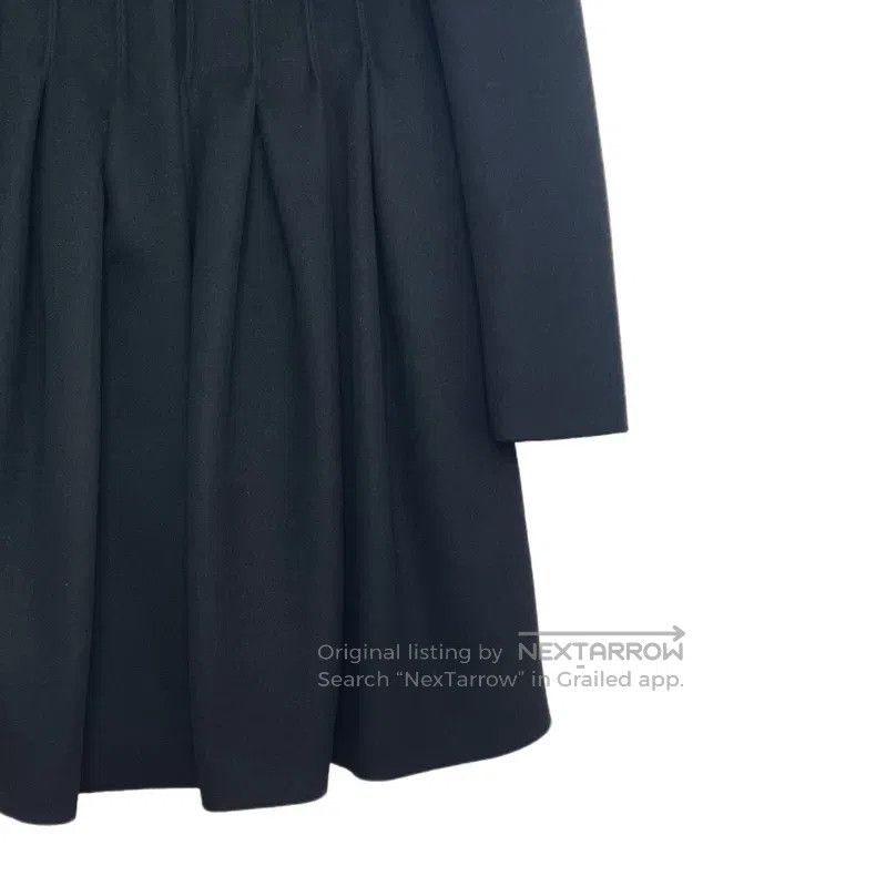Valentino Valentino Black classic pleated wool coat Size M / US 6-8 / IT 42-44 - 4 Thumbnail