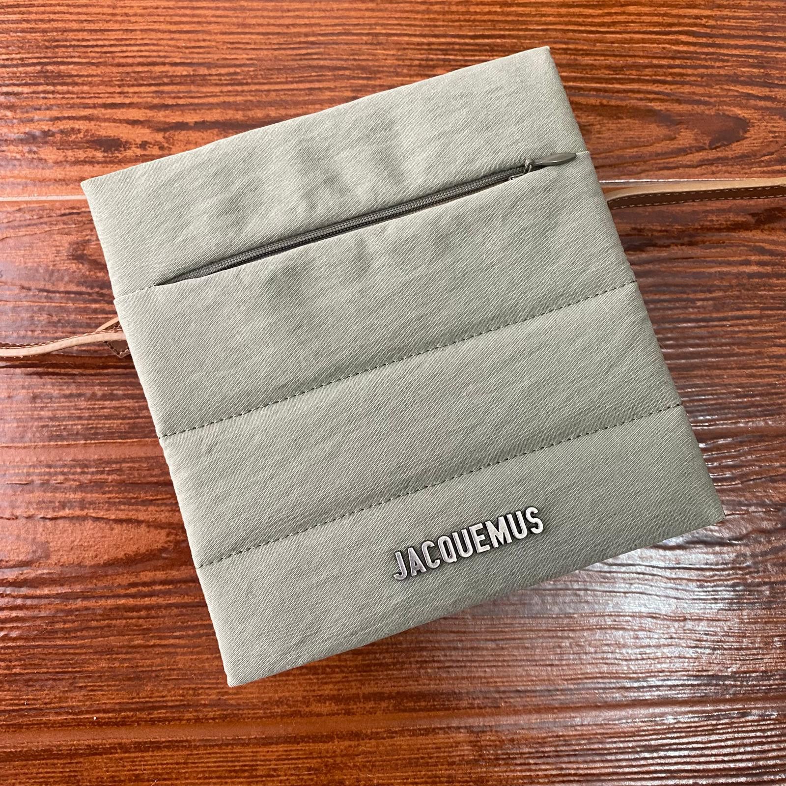 Jacquemus Khaki Le Carre Crossbody Bag Size ONE SIZE - 5 Thumbnail