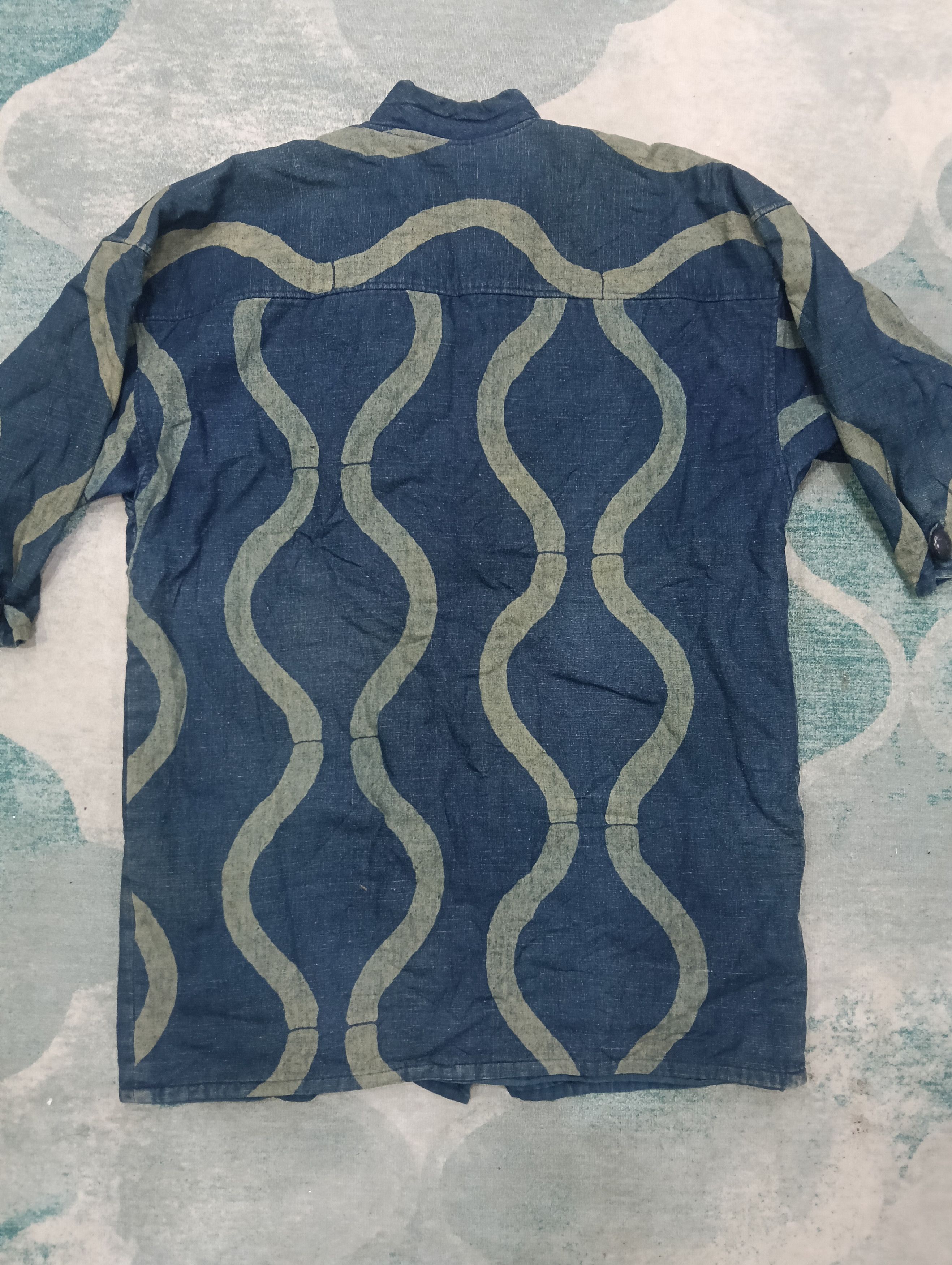 Indigo Blue Indigo SASAKURA GENSHO Japan Brand Size XL / US 12-14 / IT 48-50 - 6 Thumbnail