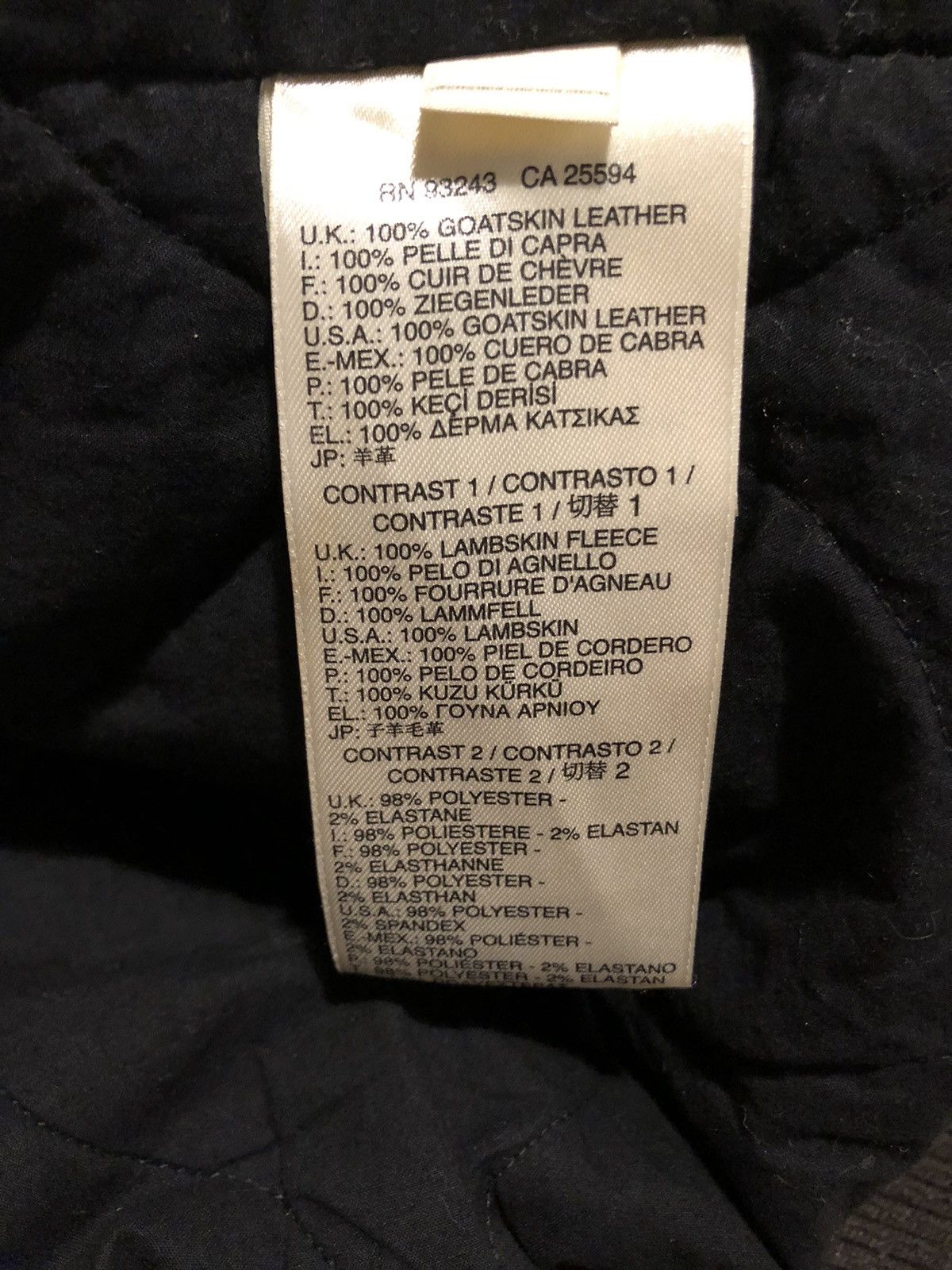 Diesel Diesel L-Tarun Goat Leather Jacket (Zara, Schott, Allsaints) Size US S / EU 44-46 / 1 - 7 Thumbnail