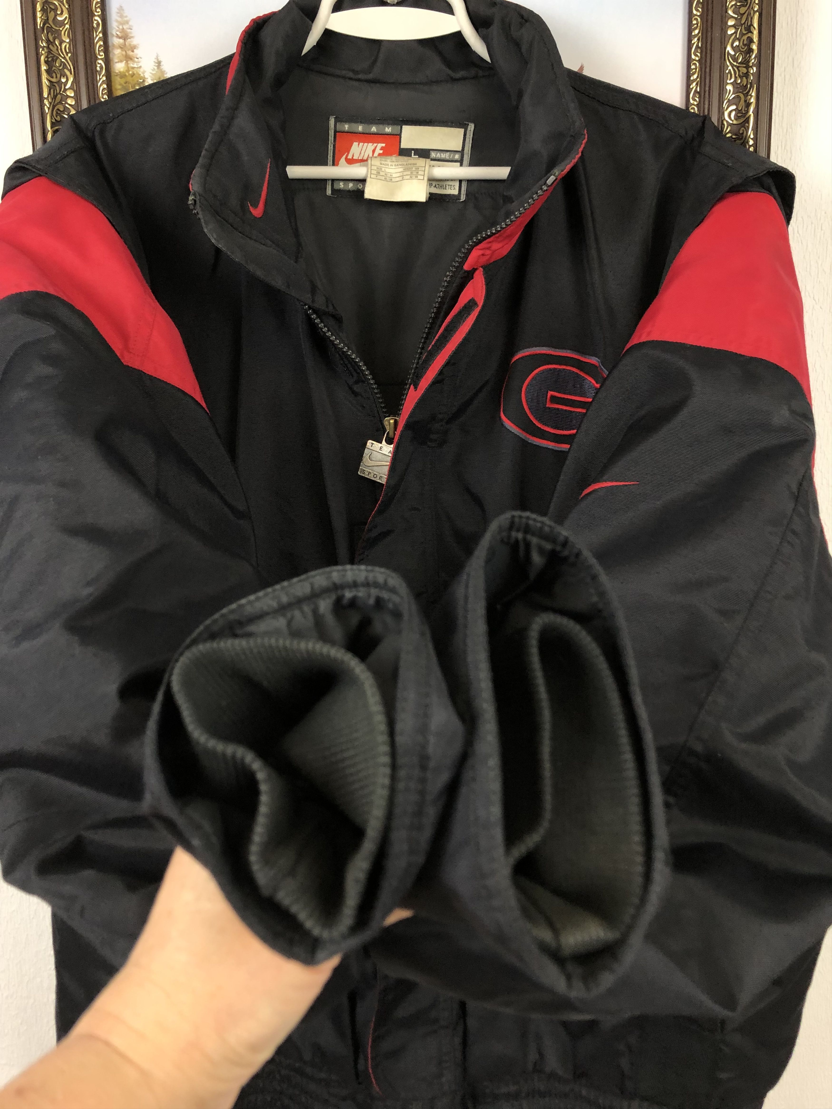 Nike × Vintage Vintage Team Nike Georgia Bulldogs Jacket Bomber Rare Size US L / EU 52-54 / 3 - 11 Thumbnail