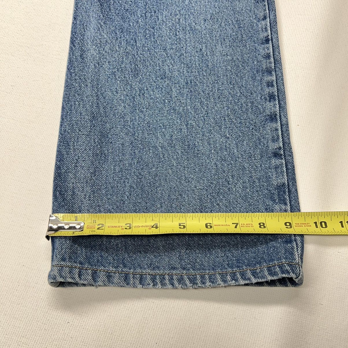 Carhartt × Vintage Carhartt Jeans Blue Loose Fit Straight Blue Faded Logo Y2K Size US 33 - 18 Thumbnail