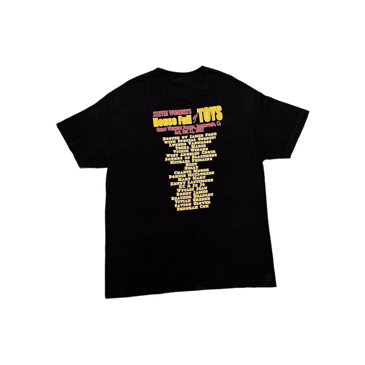 AAA × Band Tees × Vintage Vintage Stevie Wonders House Full of Toys 2002 T-Shirt Size US XL / EU 56 / 4 - 2 Thumbnail