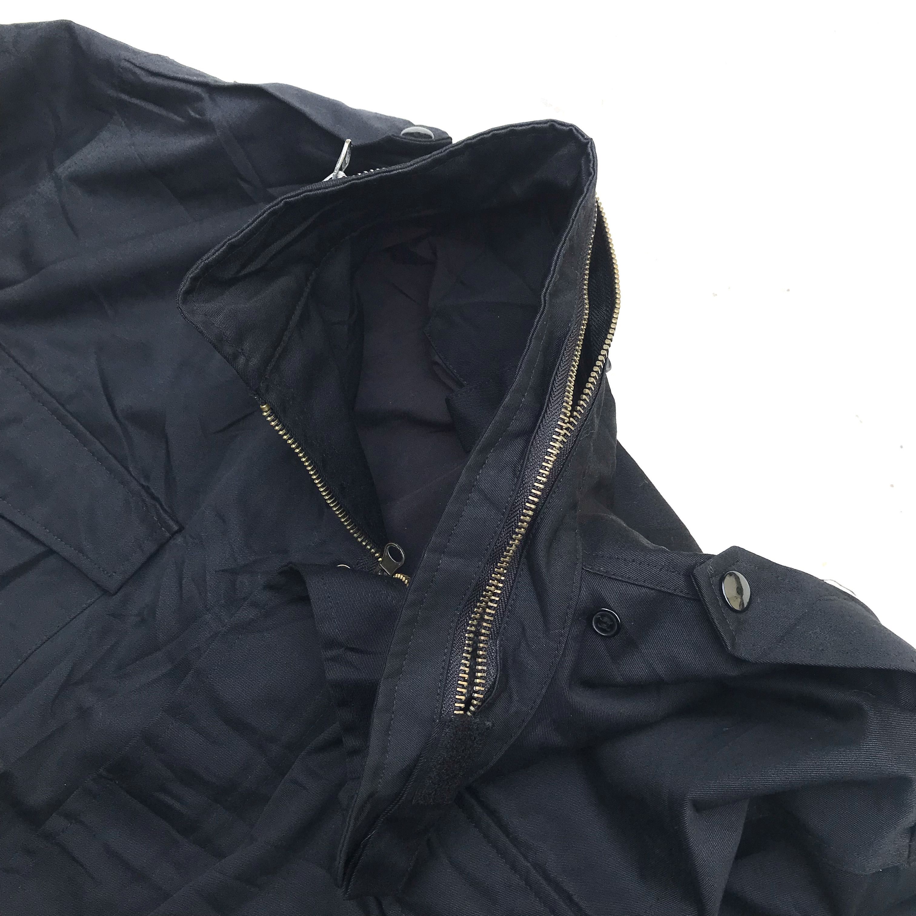 Aeronautica Militare M65 Parka 4 pocket Solid Black jacket Size XL alpha Size US XL / EU 56 / 4 - 8 Thumbnail