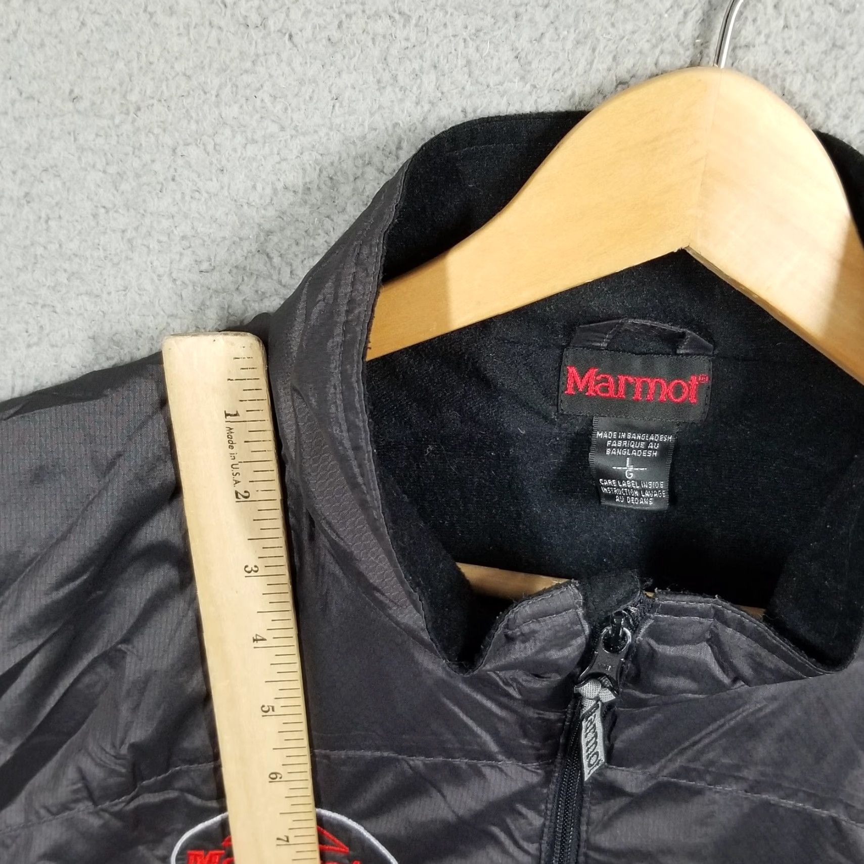 Marmot Marmot Vest Womens Large Black Windbreaker Vest Outdoor Ski Size L / US 10 / IT 46 - 3 Thumbnail