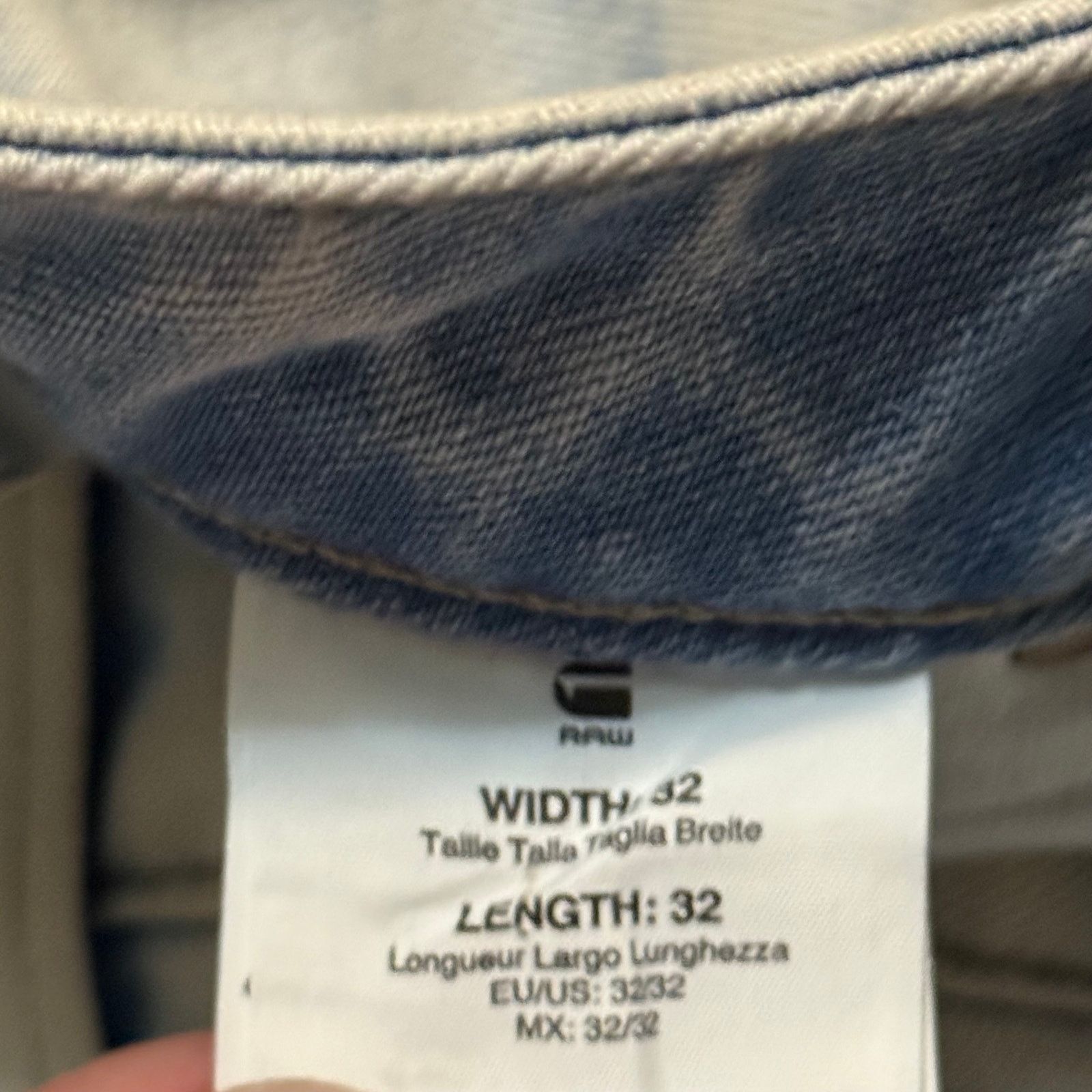 G-Star G Star Raw Arc 3D Tapered Restored Jeans 32x32 Patchwork Size US 32 / EU 48 - 12 Thumbnail