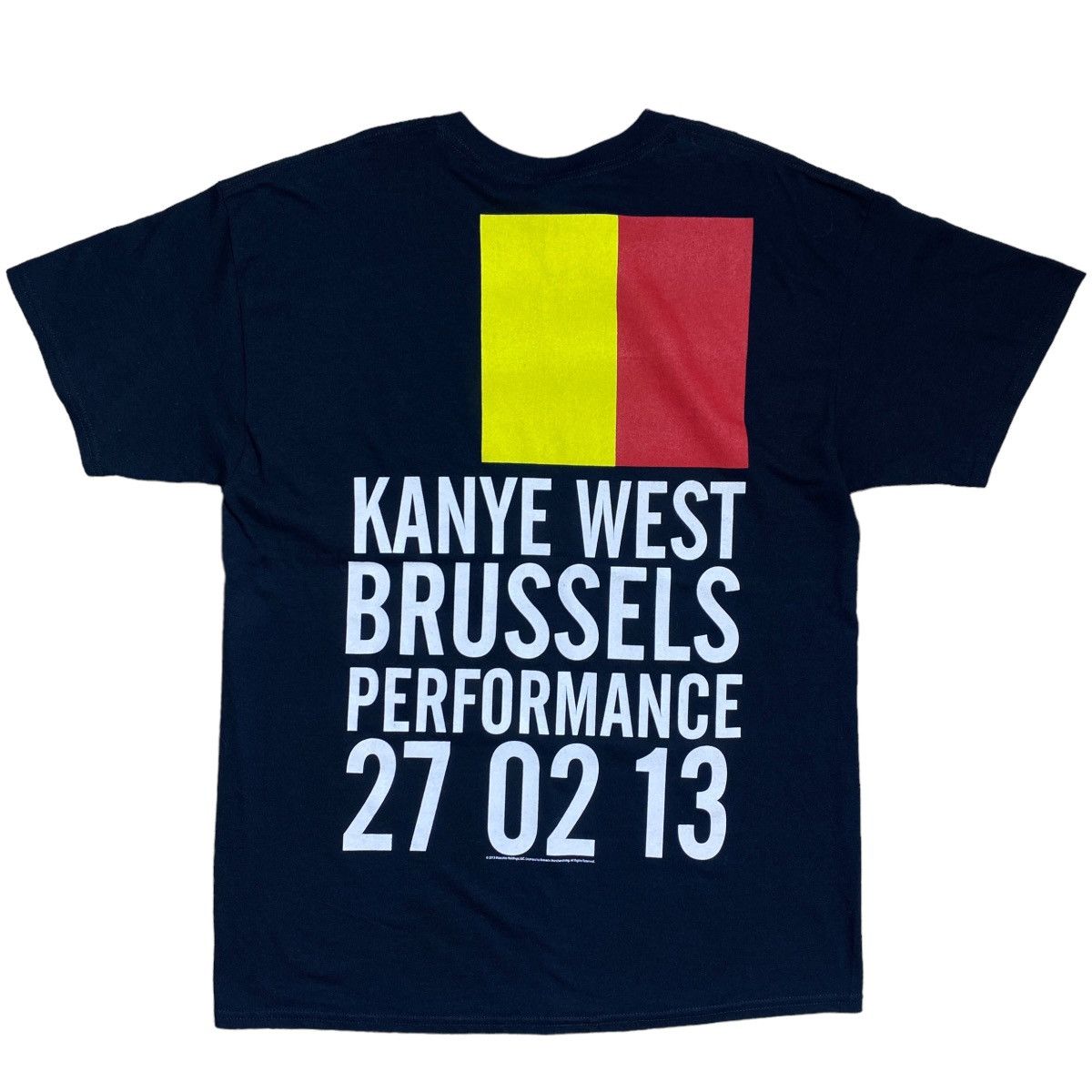 image of Kanye West Brussels Show Designed By Virgil Abloh in Black, Men's (Size Large)