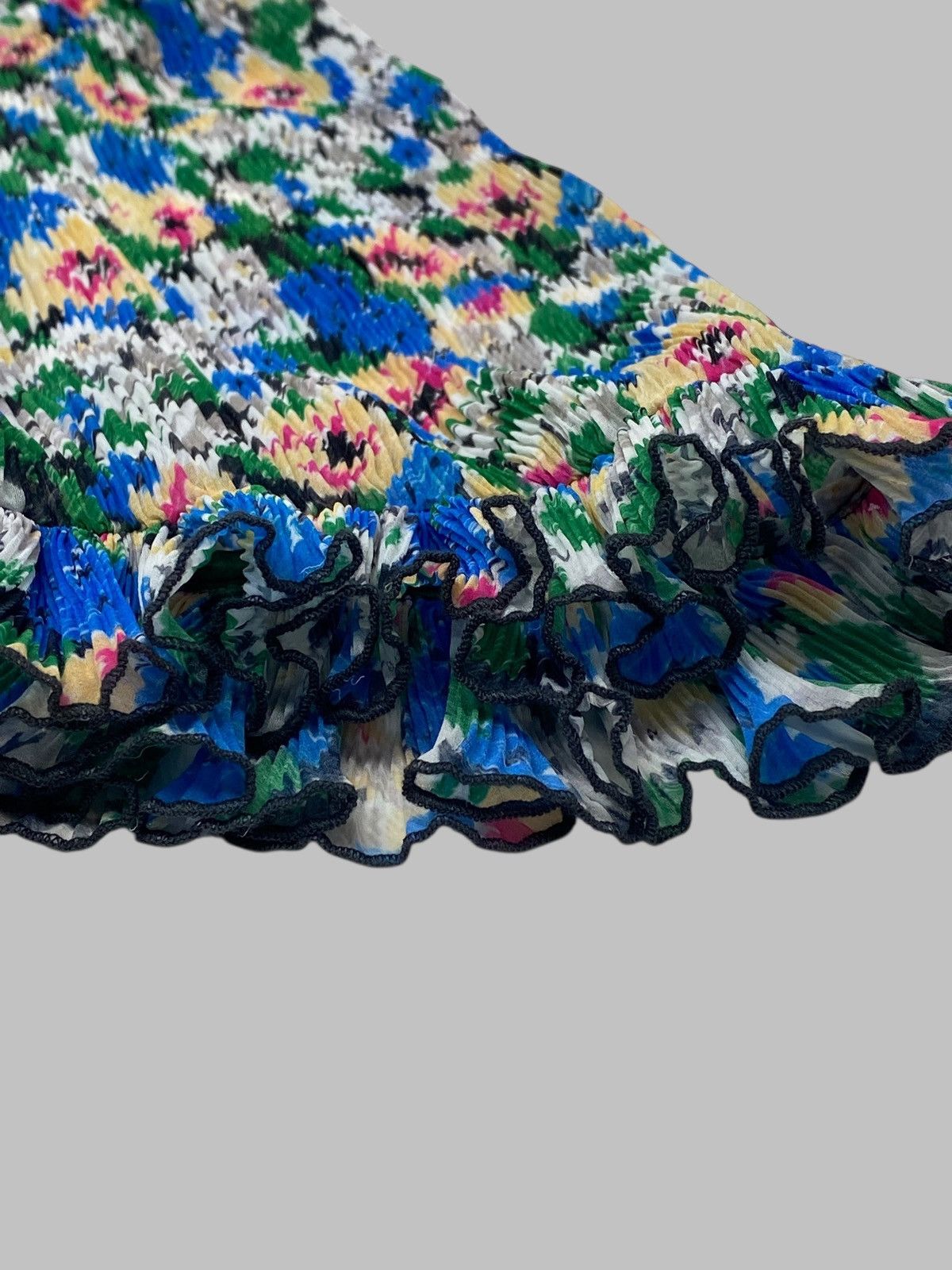 Ganni 🔥 GANNI FLORAL BLOUSE RIBBED BREATHABLE Y2K PARIS AESTHETIC Size XS / US 0-2 / IT 36-38 - 24 Thumbnail