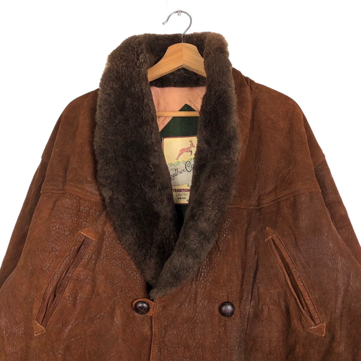 Japanese Brand Vtg Lamb Skin Leather Jacket Made in France Mitsumine Japan Size US L / EU 52-54 / 3 - 3 Thumbnail