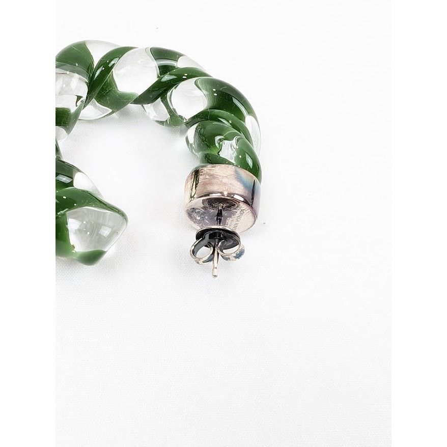 Bottega Veneta o1rshd1 Size: OS / Women's Sterling Silver/Glass Earrings Size ONE SIZE - 5 Thumbnail