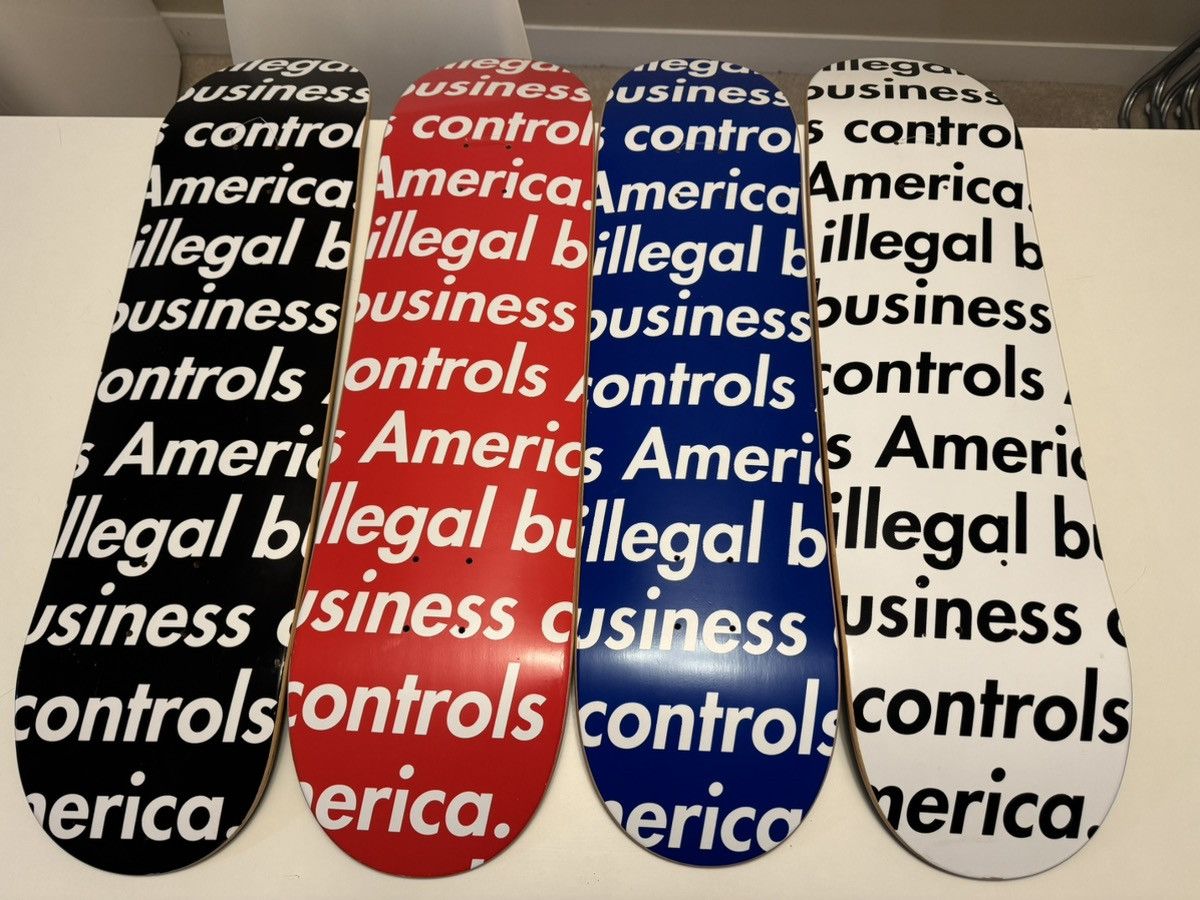 Supreme Illegal Business Controls America Deck Set Size ONE SIZE - 1 Thumbnail