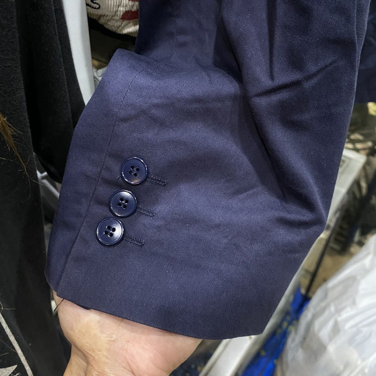 Vintage × agnes b. Agnes B Homme Paris Blazer Jackets Size 50L - 6 Thumbnail