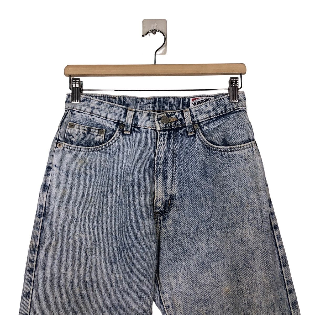 Japanese Brand 🔥VINTAGE FLARE ACID WASH DESIGN WRANGLER USA Size US 28 / EU 44 - 3 Thumbnail