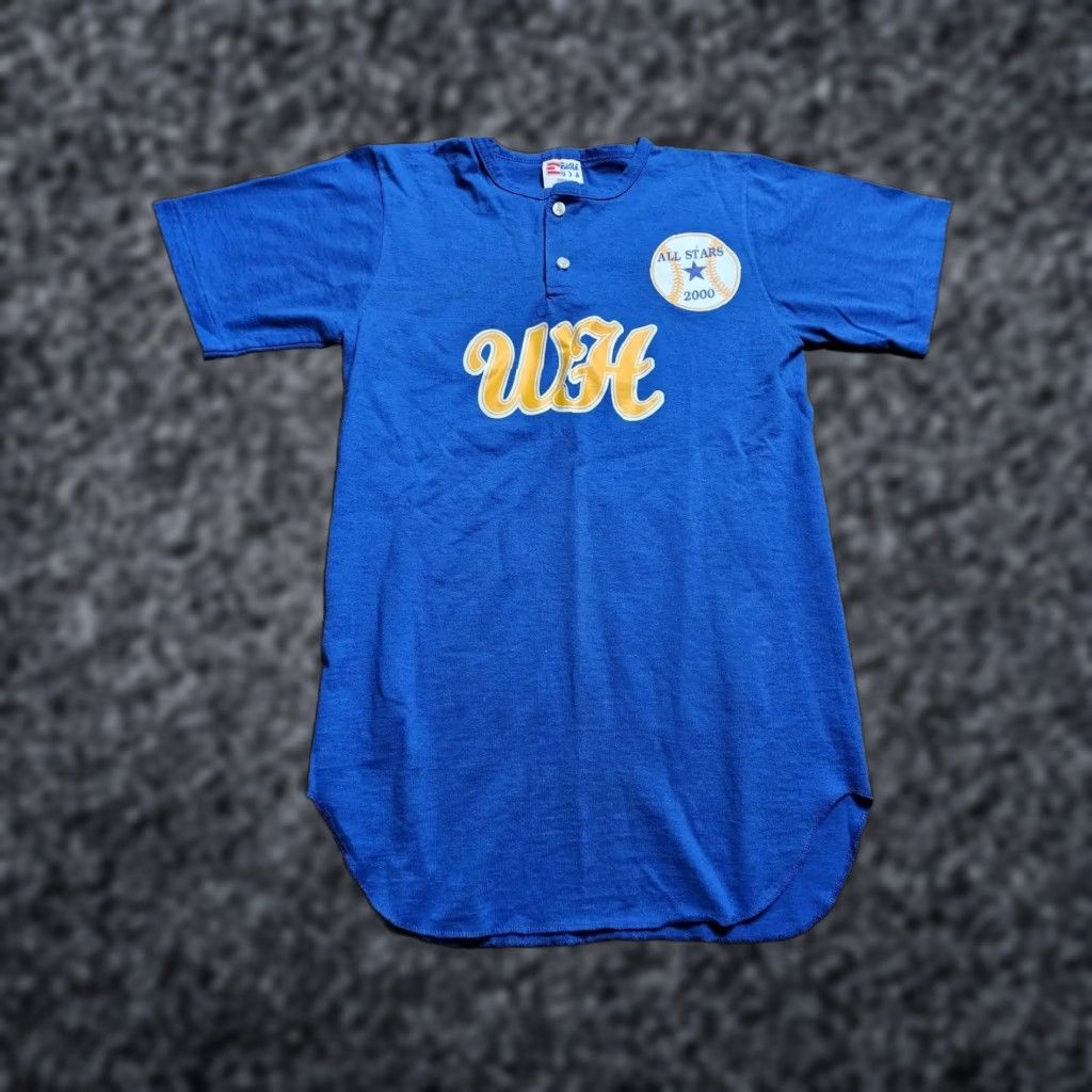 Vintage VINTAGE Eagle USA T Shirt Baseball 2000s Short Sleeve Men’s S Blue 2000-2009 Distressed Halloween Retro Sports Little League Mens Size US S / EU 44-46 / 1 - 1 Thumbnail