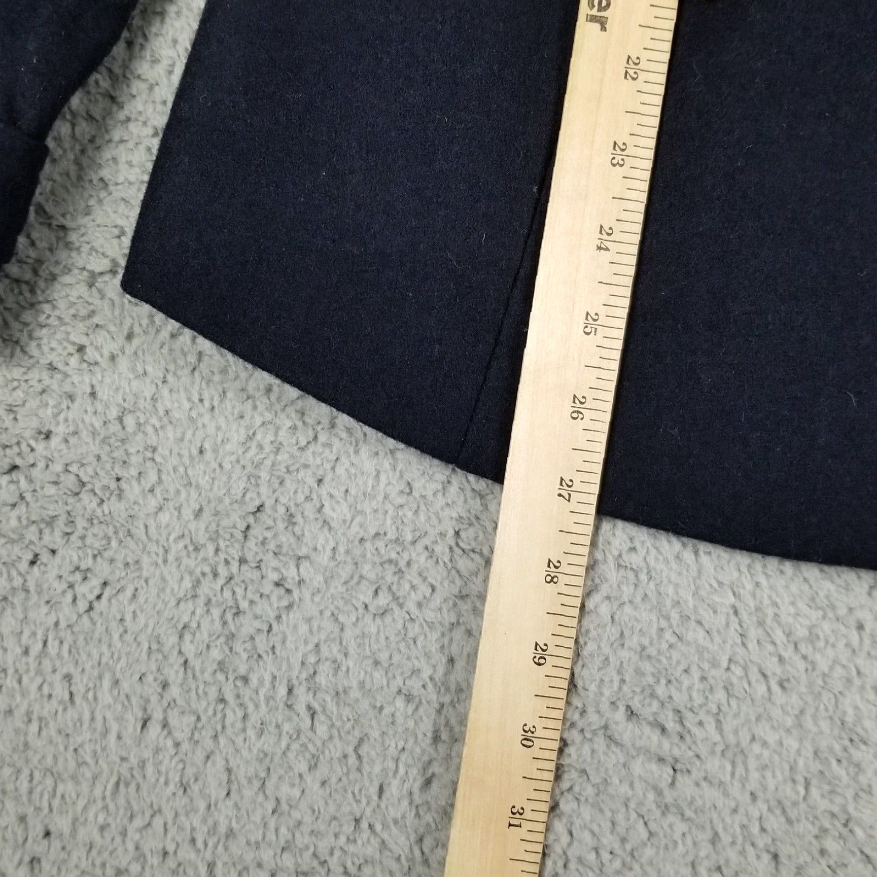 Levi's LEVI'S WINTER WOOL DOUBLE BREASTED NAVY PEA COAT JACKET WOMAN LARGE 78 Size L / US 10 / IT 46 - 4 Thumbnail