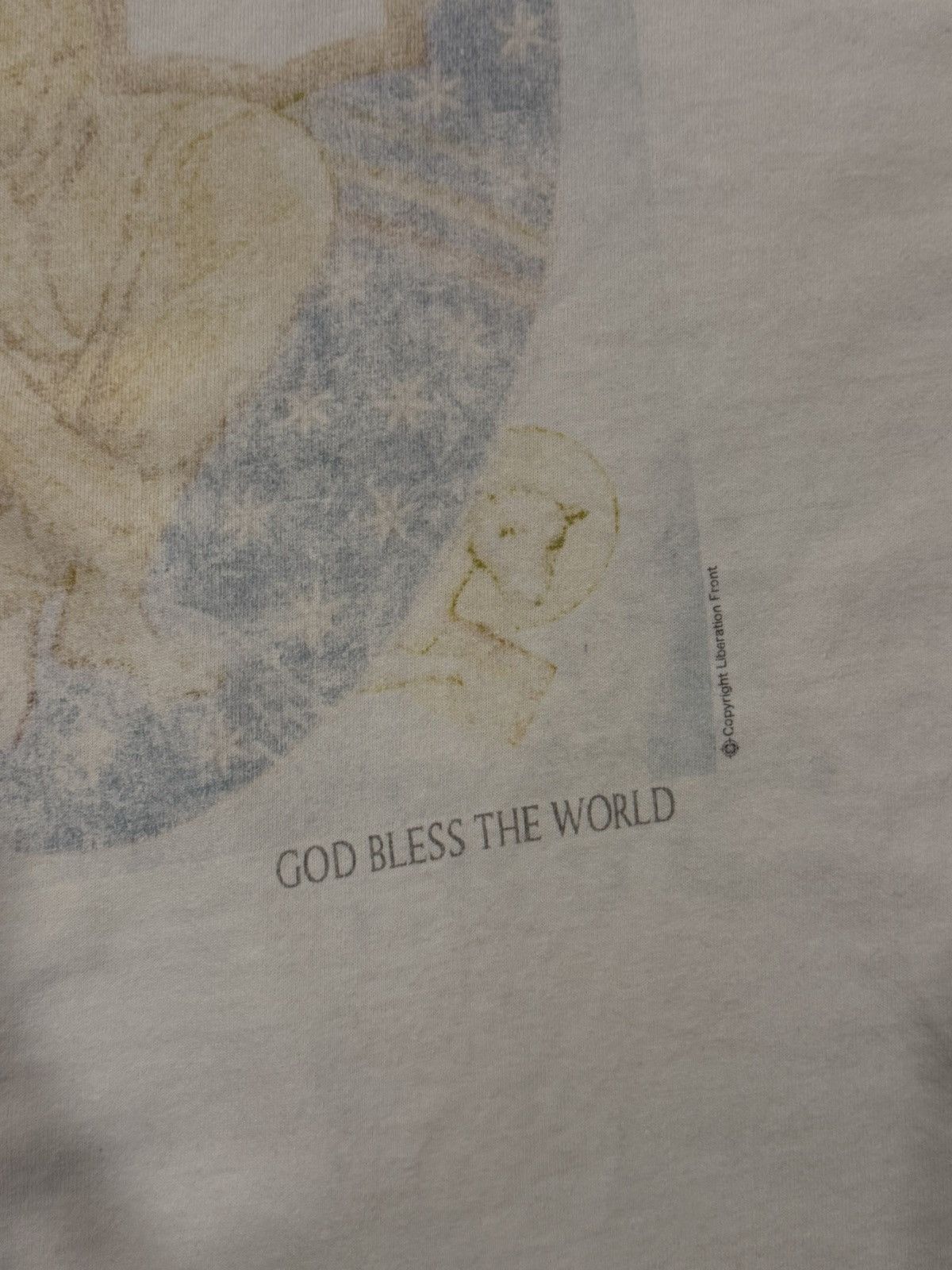 Saint Michael Saint Michael Mxxxx Holy Mother 9999 God Bless White T-Shirt Size US XL / EU 56 / 4 - 16 Thumbnail