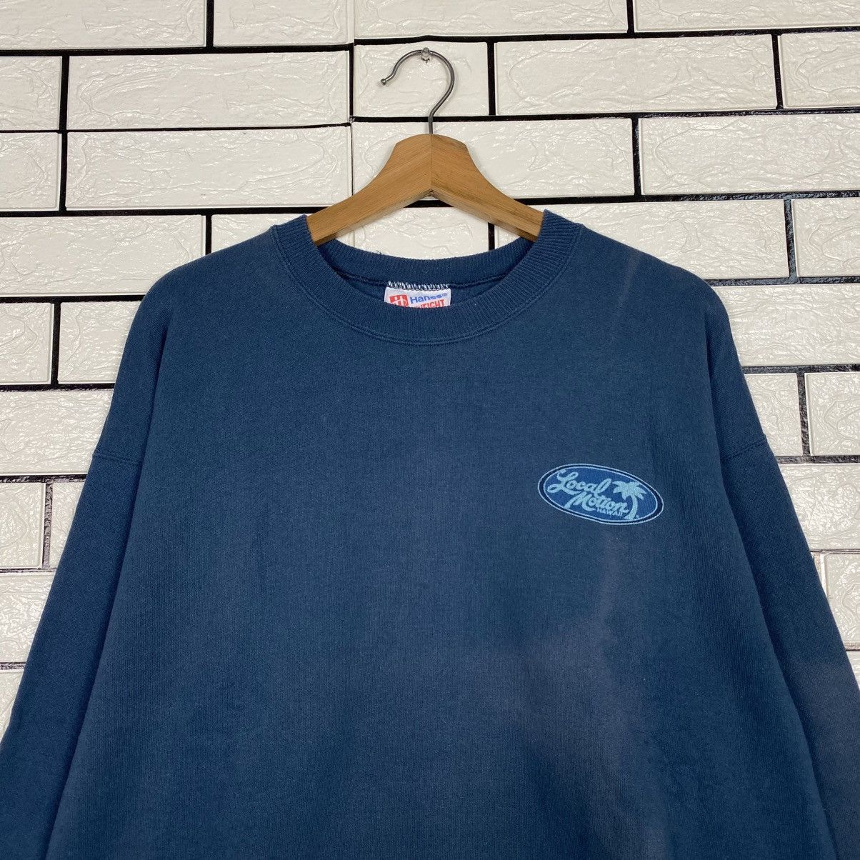 Vintage 📌Vintage Sweatshirt Local Motion Hawaii Big Logo Made in Usa Size US L / EU 52-54 / 3 - 4 Thumbnail