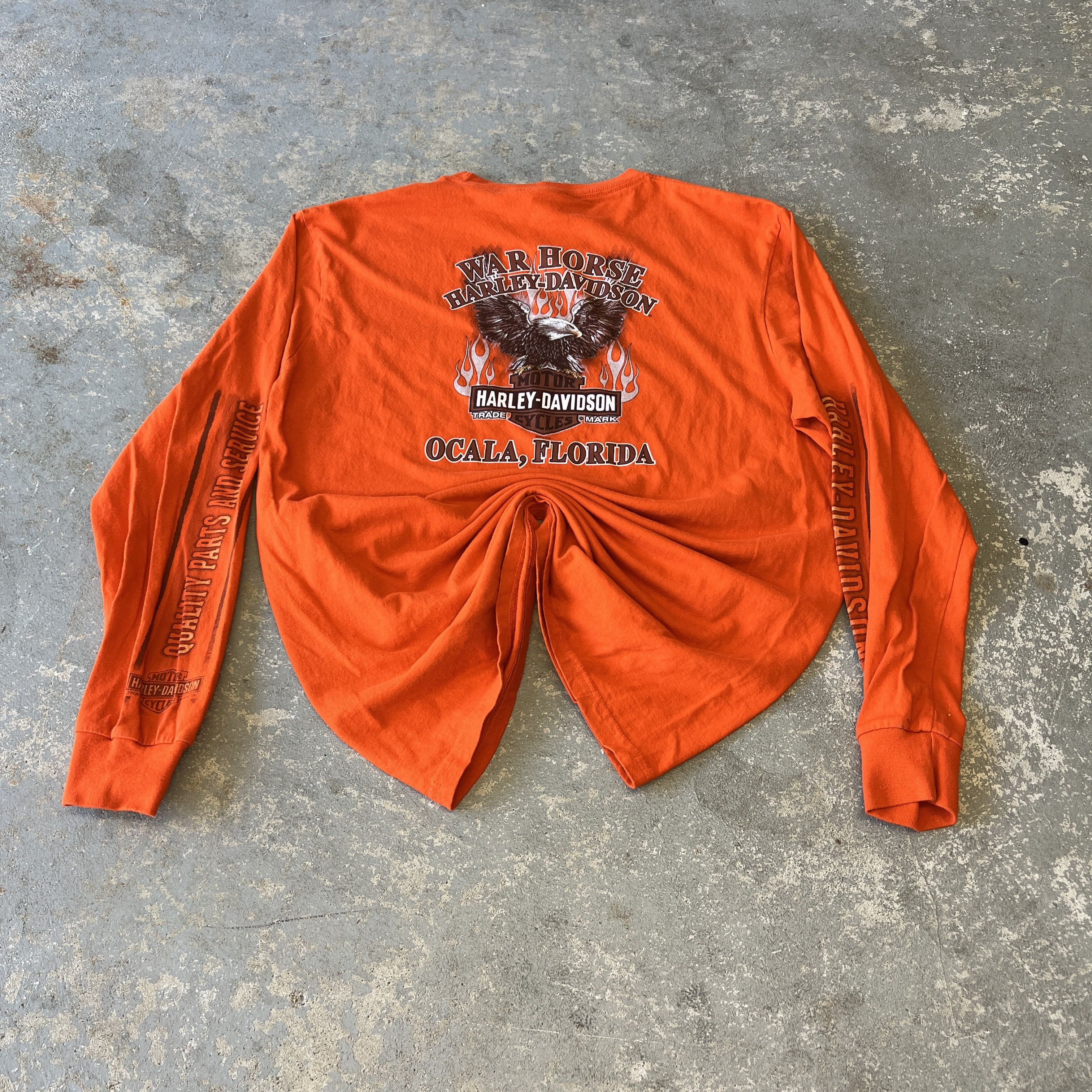 Harley Davidson Vintage XL Harley Davidson Long Sleeve Size US XL / EU 56 / 4 - 5 Thumbnail