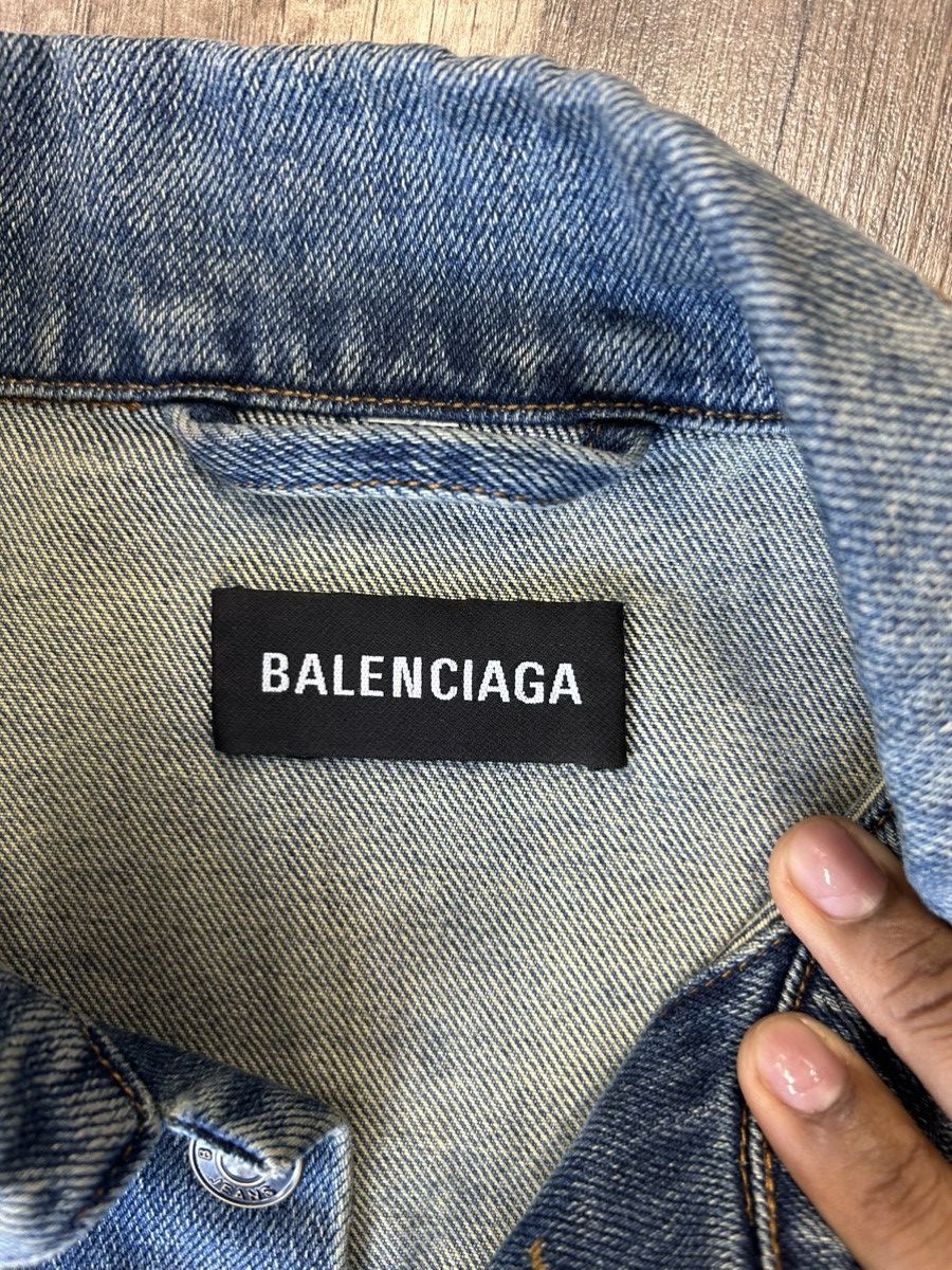 Balenciaga Balenciaga Denim jacket Size XXS / US 00 / IT 34 - 3 Thumbnail