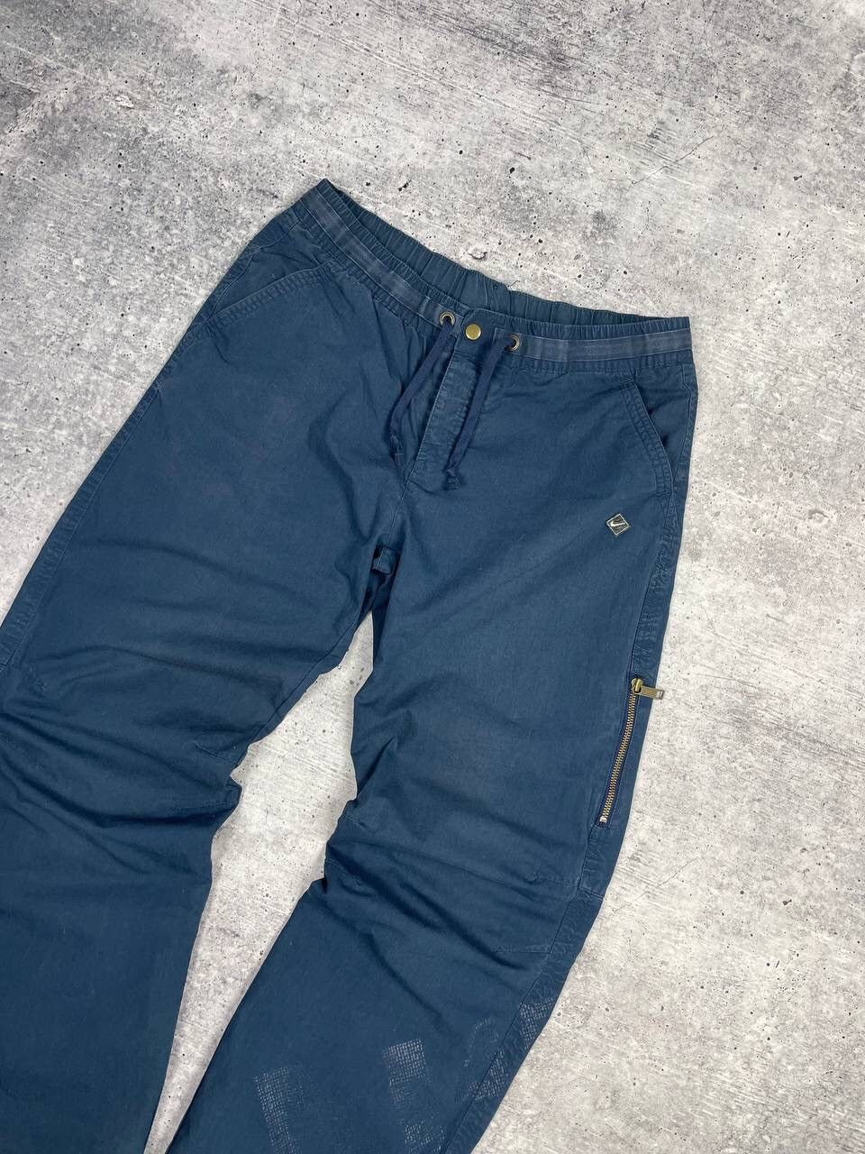 Nike × Vintage Vintage Nike Y2K Style Big Logo Swoosh Drill Nylon Pants Size US 32 / EU 48 - 6 Thumbnail