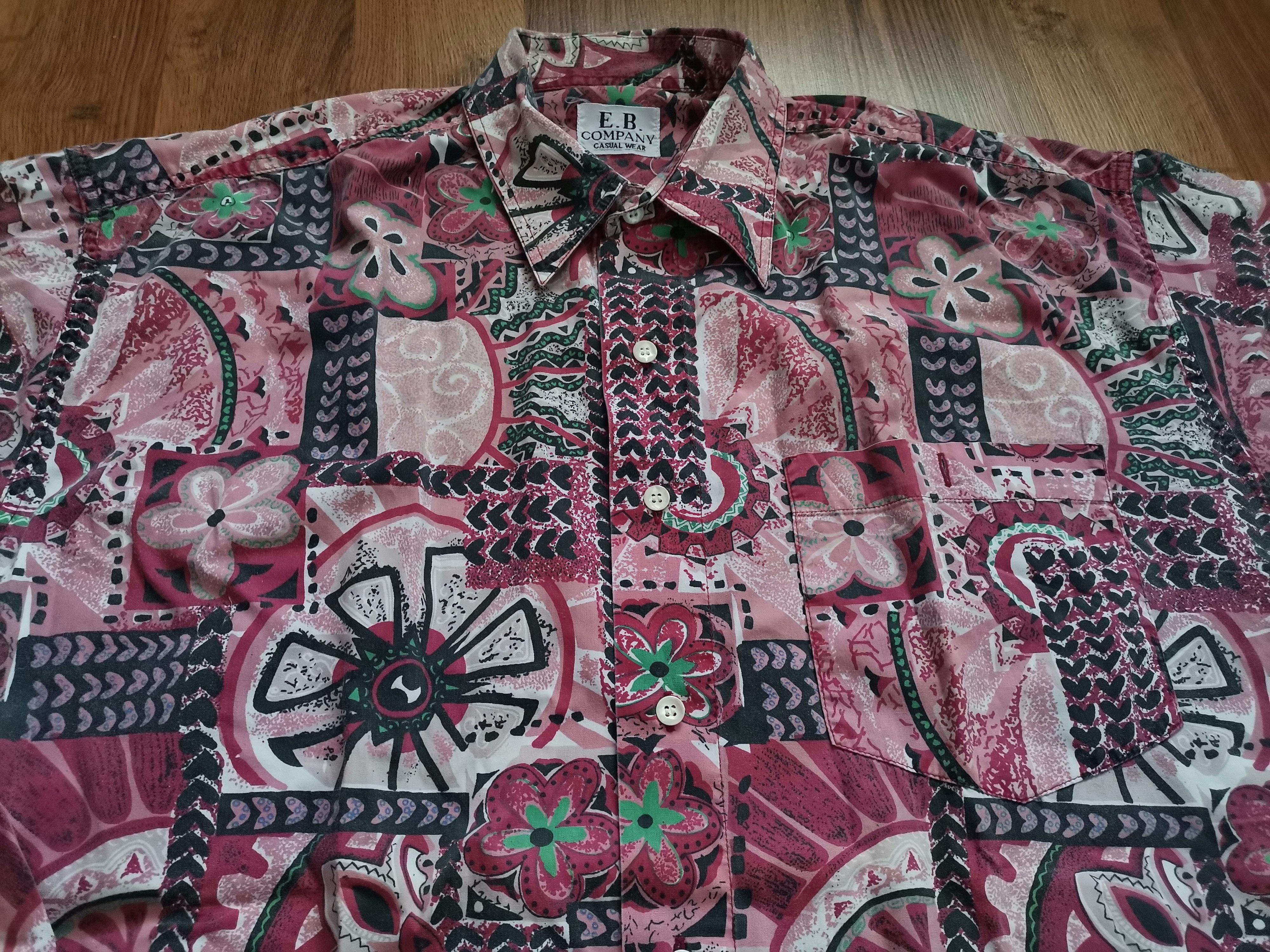 Vintage Vintage E. B. Company Abstract Shirt Size US L / EU 52-54 / 3 - 2 Thumbnail