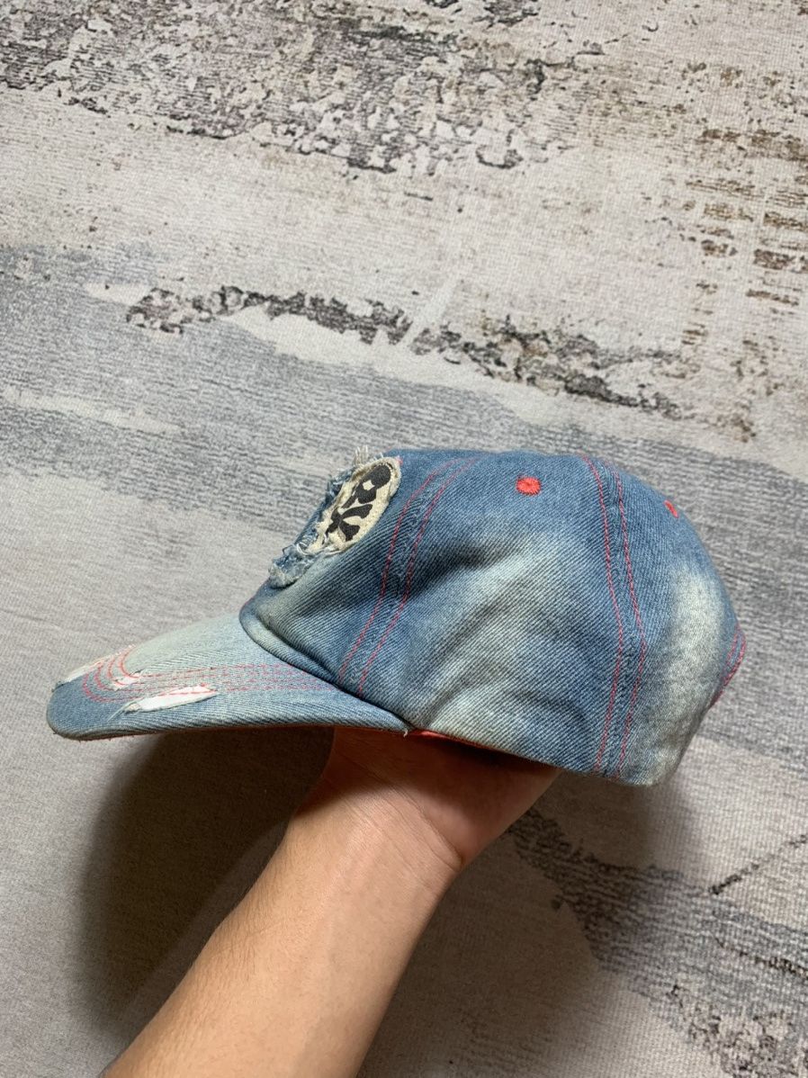 Hysteric Glamour × If Six Was Nine × Japanese Brand Undefined Japan 69 Skull Y2k Distressed Hat Size ONE SIZE - 2 Thumbnail