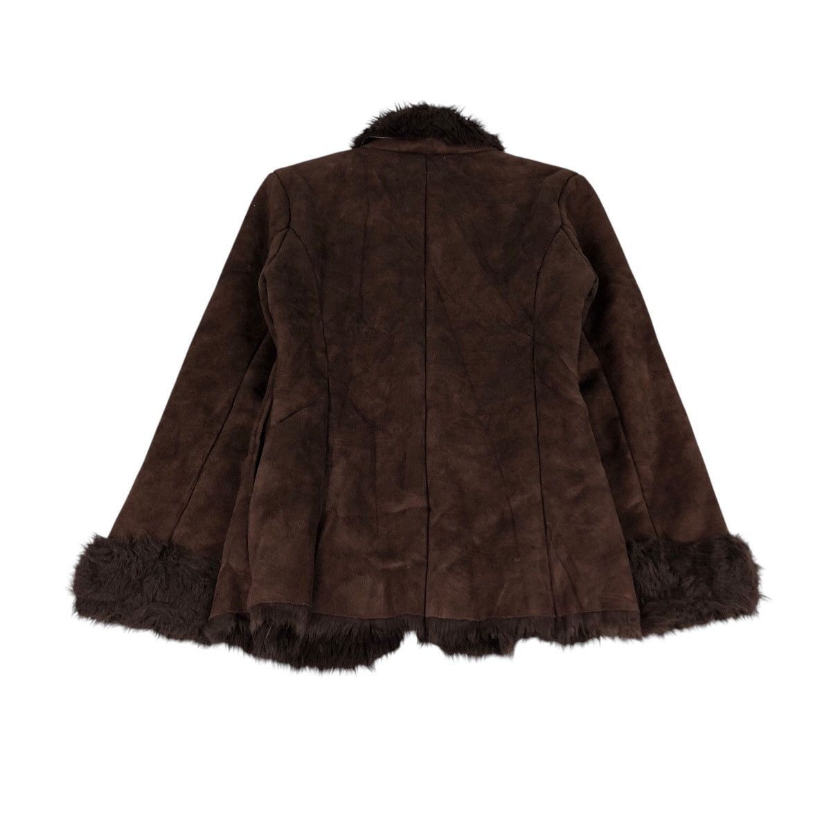 Japanese Brand Archive Style Brown Faux Shearling Jacket Issey Miyake Size US M / EU 48-50 / 2 - 11 Thumbnail