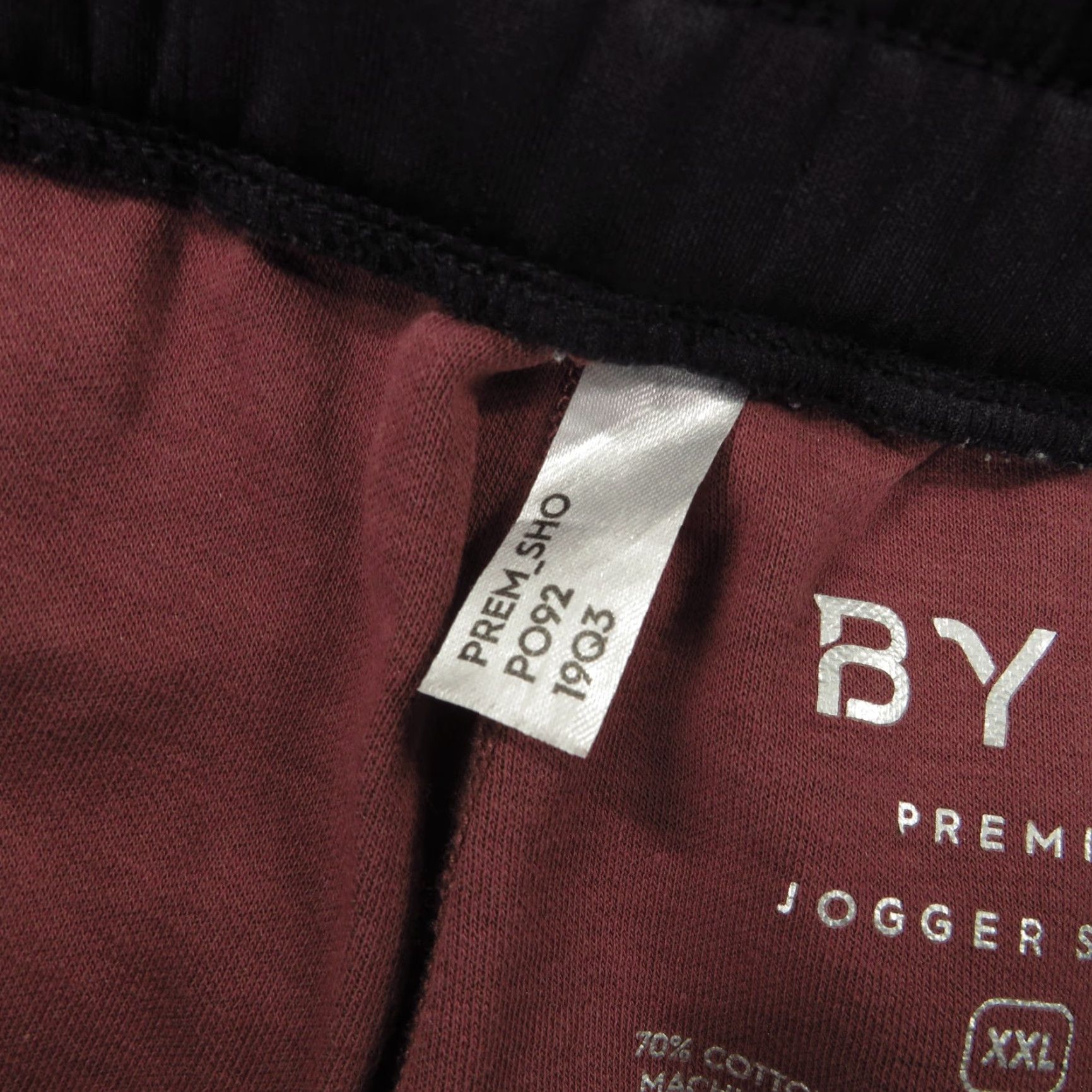 Vintage BYLT Shorts Men XXL Burgundy Premium Jogger Sweat 13" Training Shorts - 2XL, Red, Regular Size US 39 - 7 Thumbnail