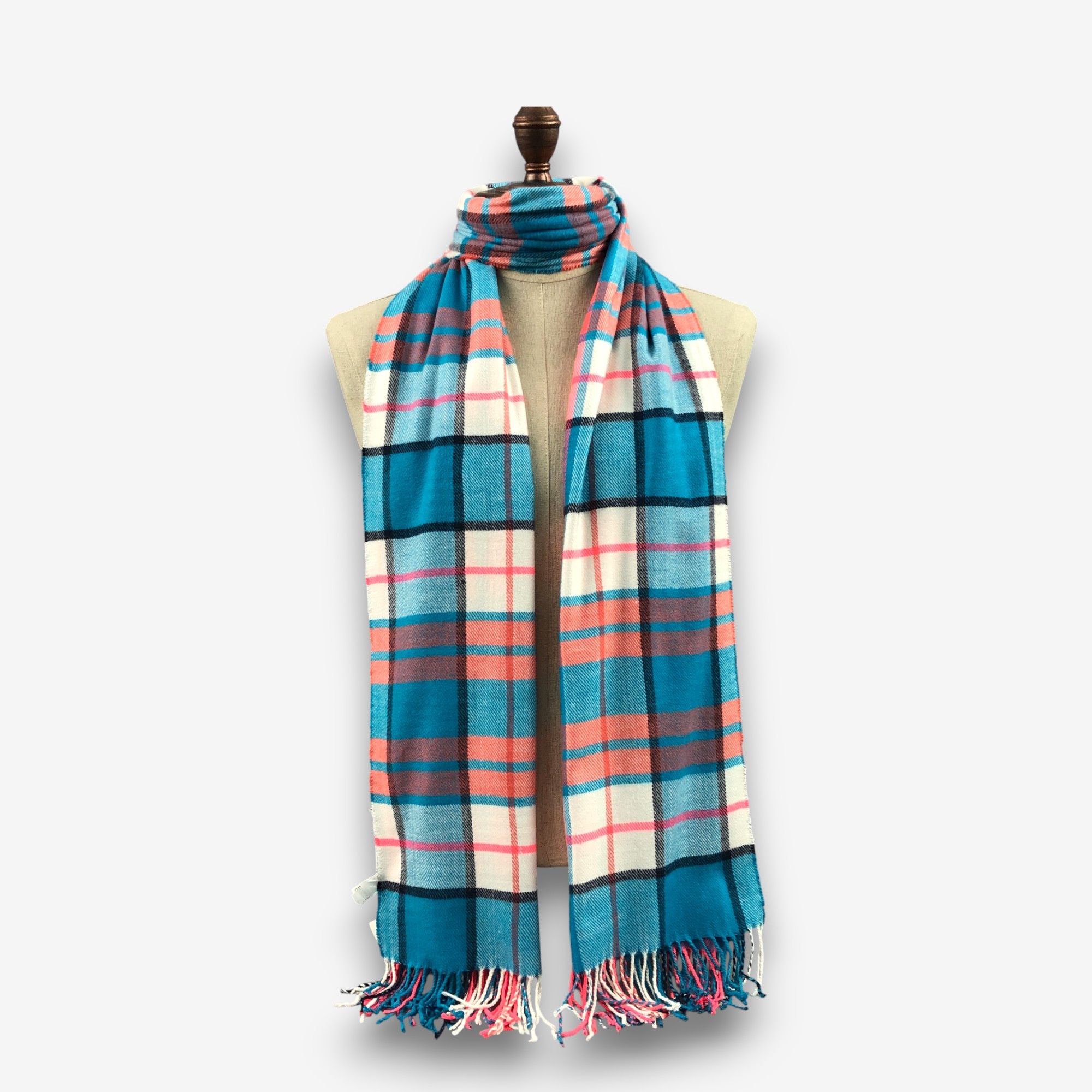 Gap Vintage Gap Scarf Muffler Wool Plaid Tartan Check Scarves Size ONE SIZE - 1 Thumbnail