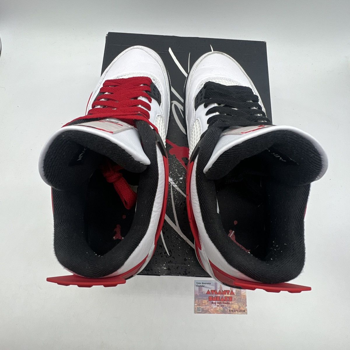 Jordan Brand Air Jordan 4 red cement Size US 10 / EU 43 - 7 Thumbnail