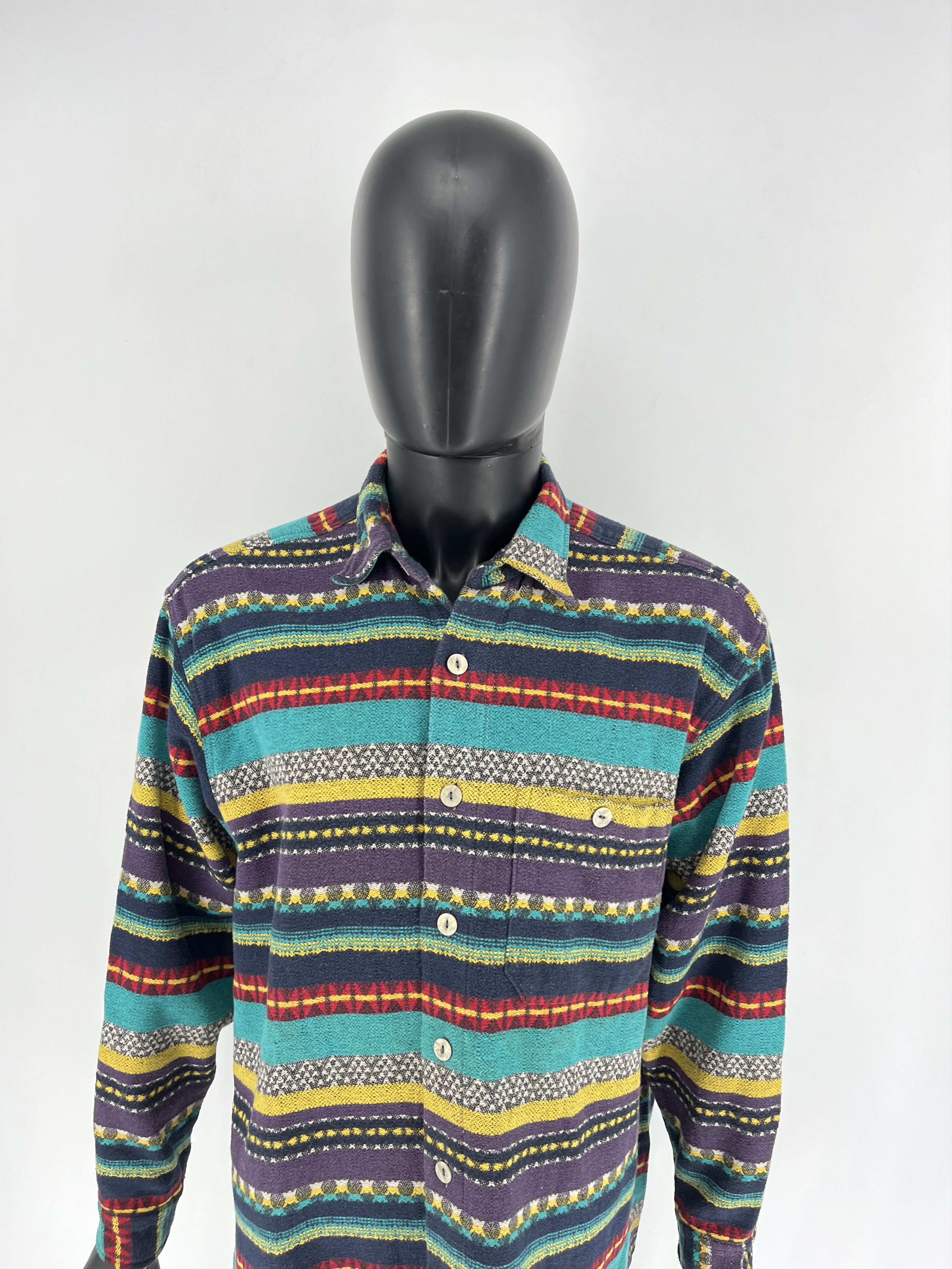 Japanese Brand × Vintage 💥RARE💥Vintage Toc Toc Very Еhick Flannel Coogi Style Size US L / EU 52-54 / 3 - 2 Thumbnail