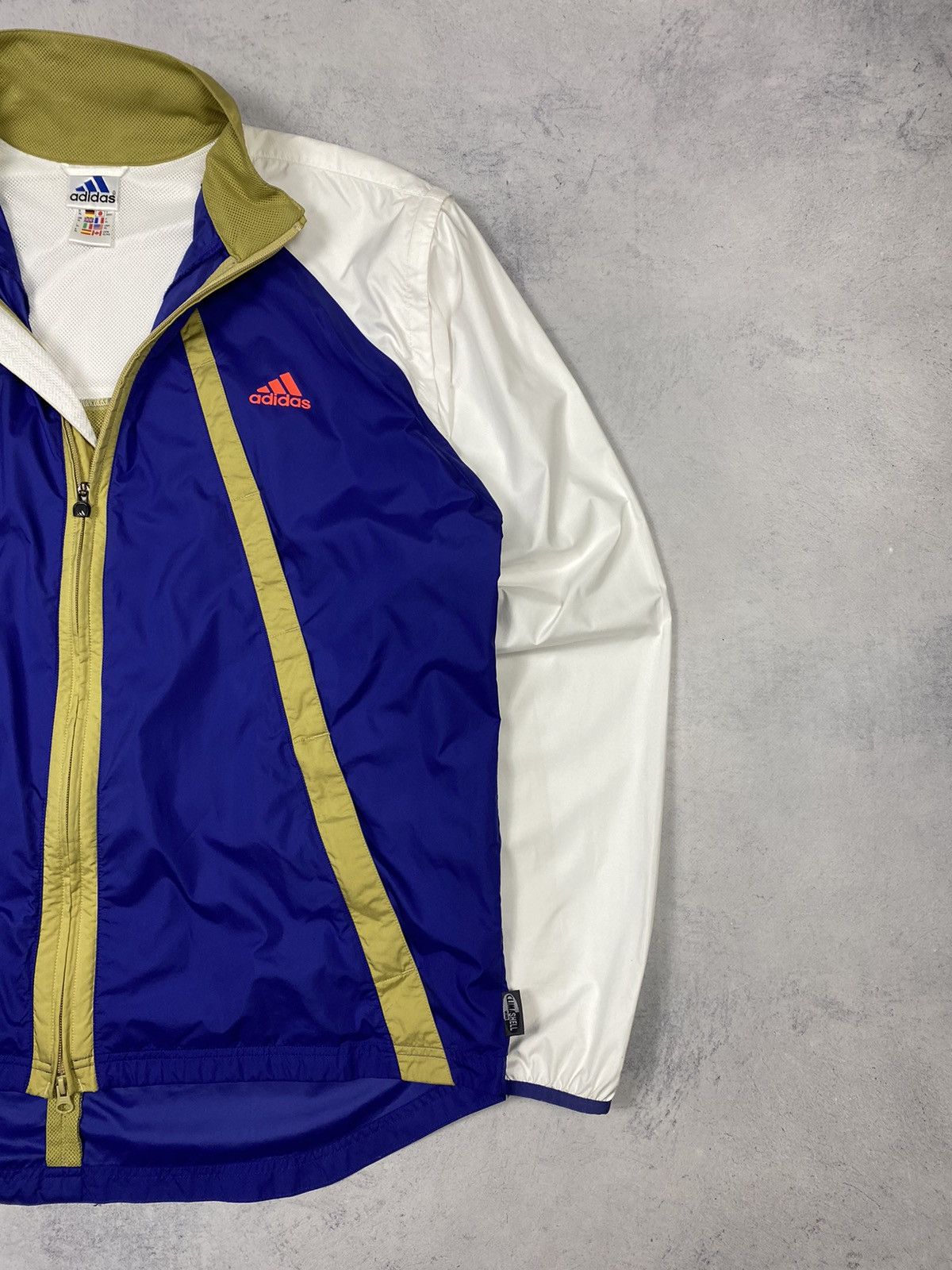 Adidas Vintage 90s Adidas Equipment Nylon Jacket Vest Transformer Size US XL / EU 56 / 4 - 4 Thumbnail