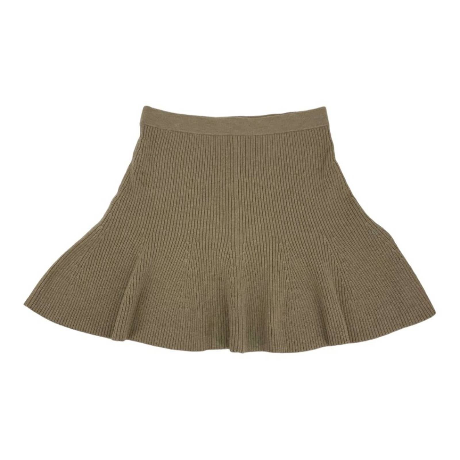 image of Tanya Taylor Jennie Merino Wool Knit Skirt Lrg NWT $365 Msrp, Women's (Size 32)