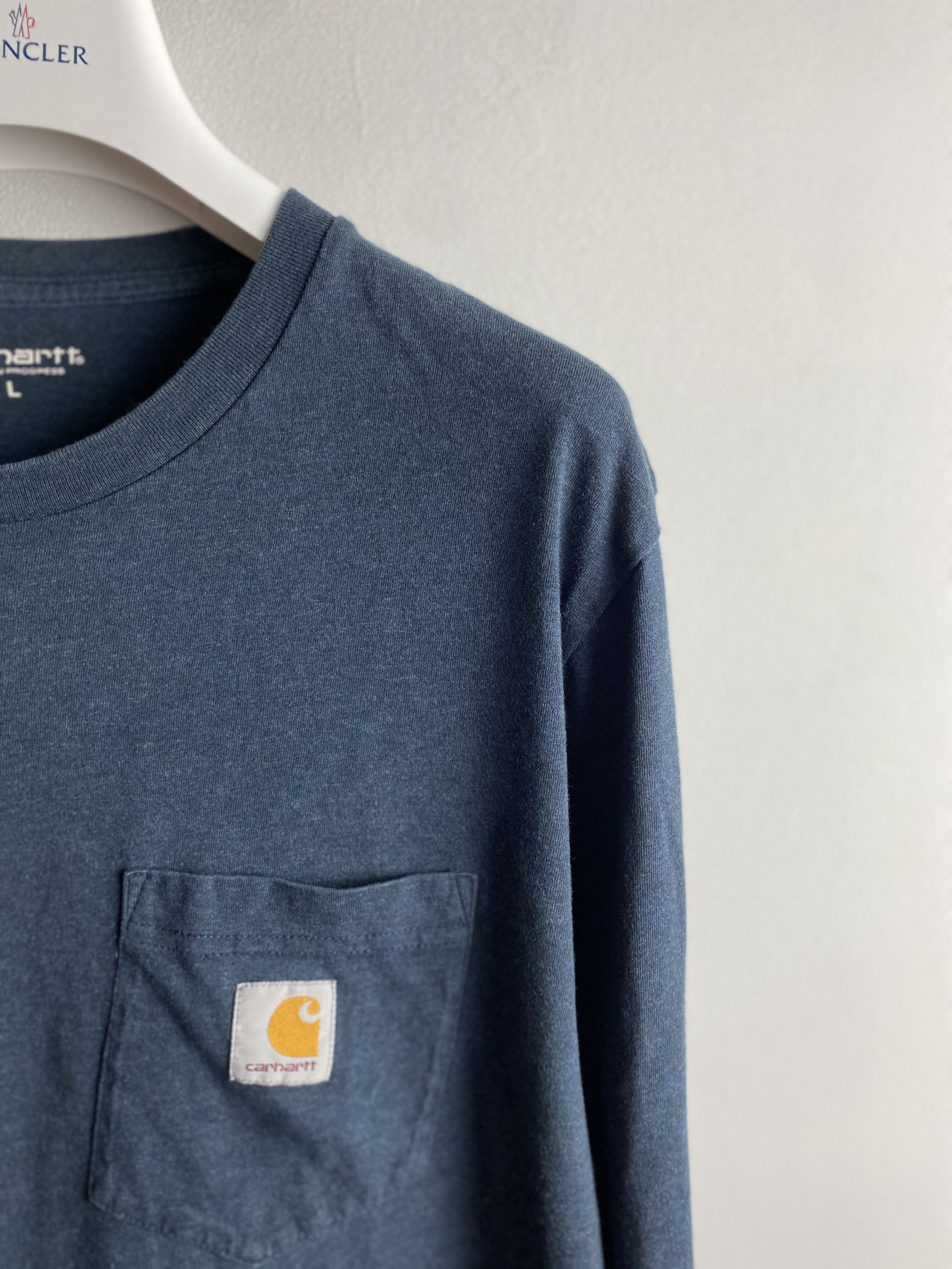 Carhartt Wip Carhartt Long sleeve pocket t-shirt tee small logo skate rap Size US L / EU 52-54 / 3 - 2 Thumbnail
