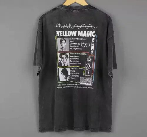 Japanese Brand Yellow Magic Orchestra YMO Graphic Printed Cotton Tshirt Size US L / EU 52-54 / 3 - 3 Thumbnail