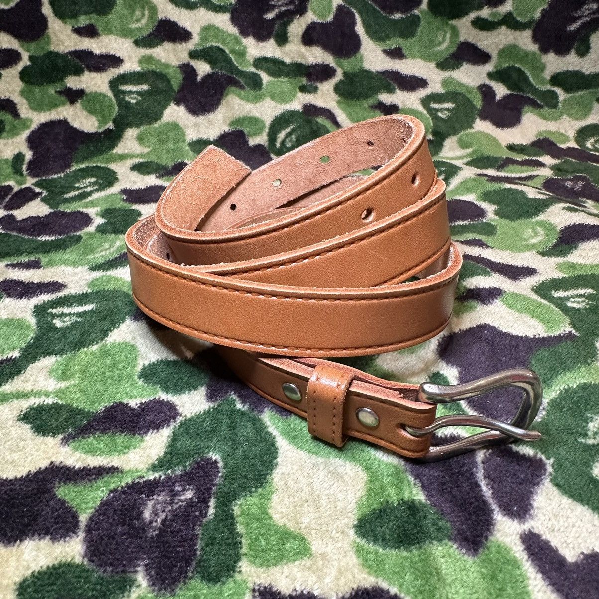 comme des garçons homme plus leather belt japan made