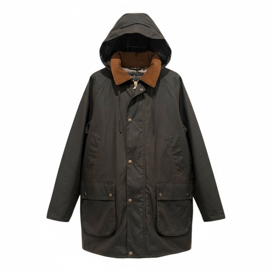 Barbour NWT Barbour Highclere Hooded Waxed Jacket Size US/14 Size XL / US 12-14 / IT 48-50 - 6 Thumbnail