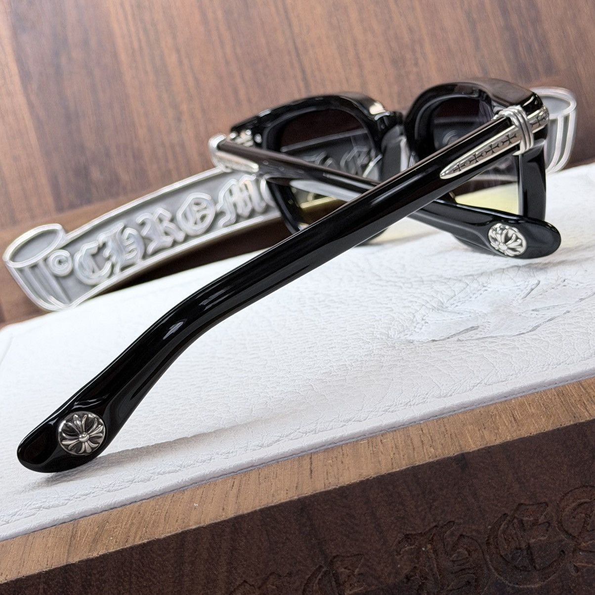 Chrome Hearts Chrome Hearts Drippin 1/1 Sunglasses Size ONE SIZE - 8 Thumbnail