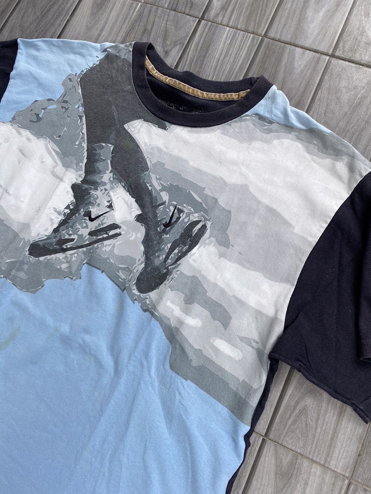 Nike × Vintage Vintage nike air flight series circa 89 tshirt Size US XL / EU 56 / 4 - 4 Thumbnail