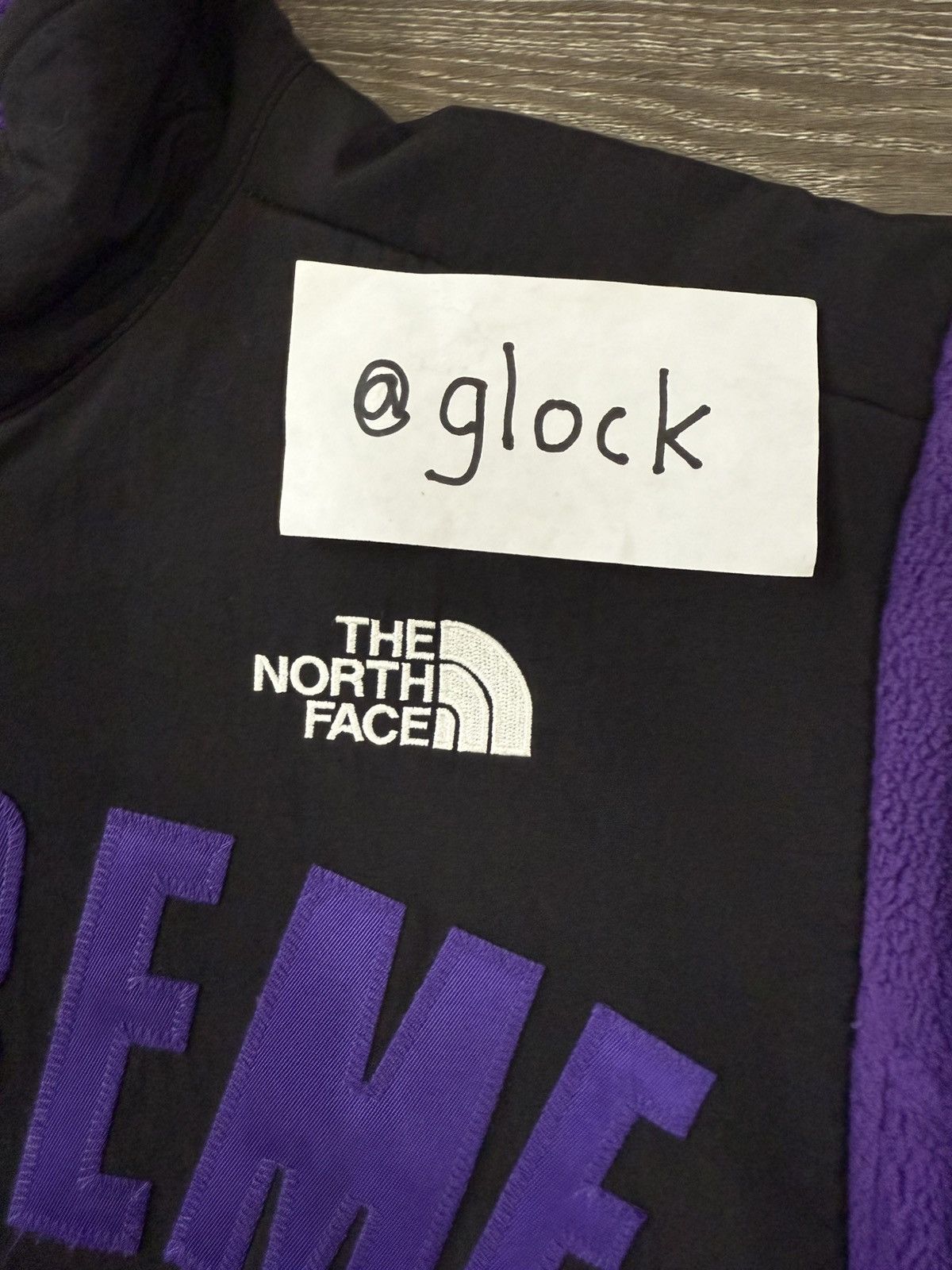 Supreme × The North Face Supreme SS19 TNF Arc Logo Denali Fleece Jacket Purple Medium Size US M / EU 48-50 / 2 - 8 Thumbnail