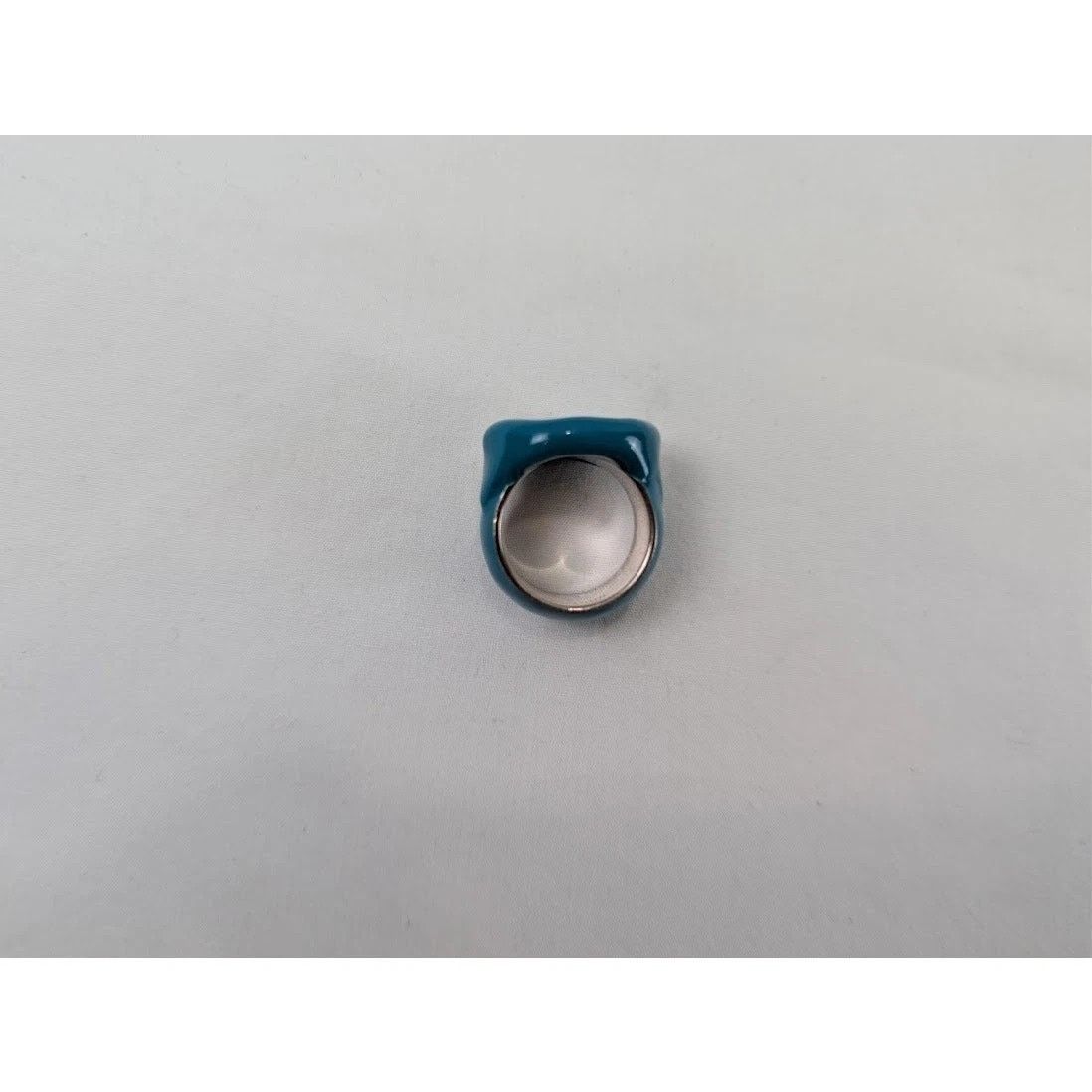 Bottega Veneta o1rshd1 Size: 21 / Sterling Silver / Enamel Ring in Blaster Size ONE SIZE - 5 Thumbnail