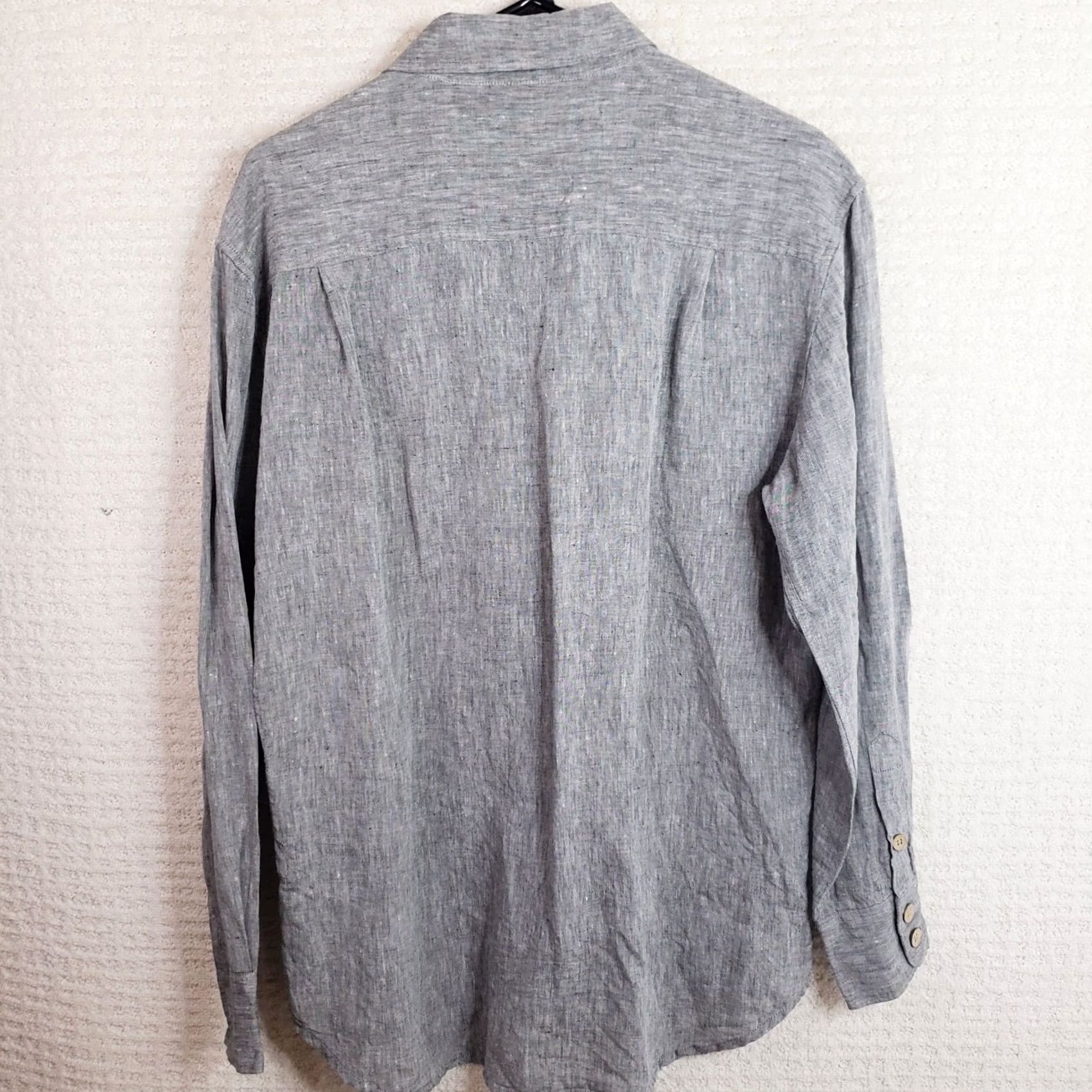 Hilo Hattie Hilo Hattie Linen Shirt LS Men’s Size S Gray Short Sleeve Button-Up Collared 100% Linen New Regular Fit Linen for Cool Wearing Fabric Size US S / EU 44-46 / 1 - 7 Thumbnail